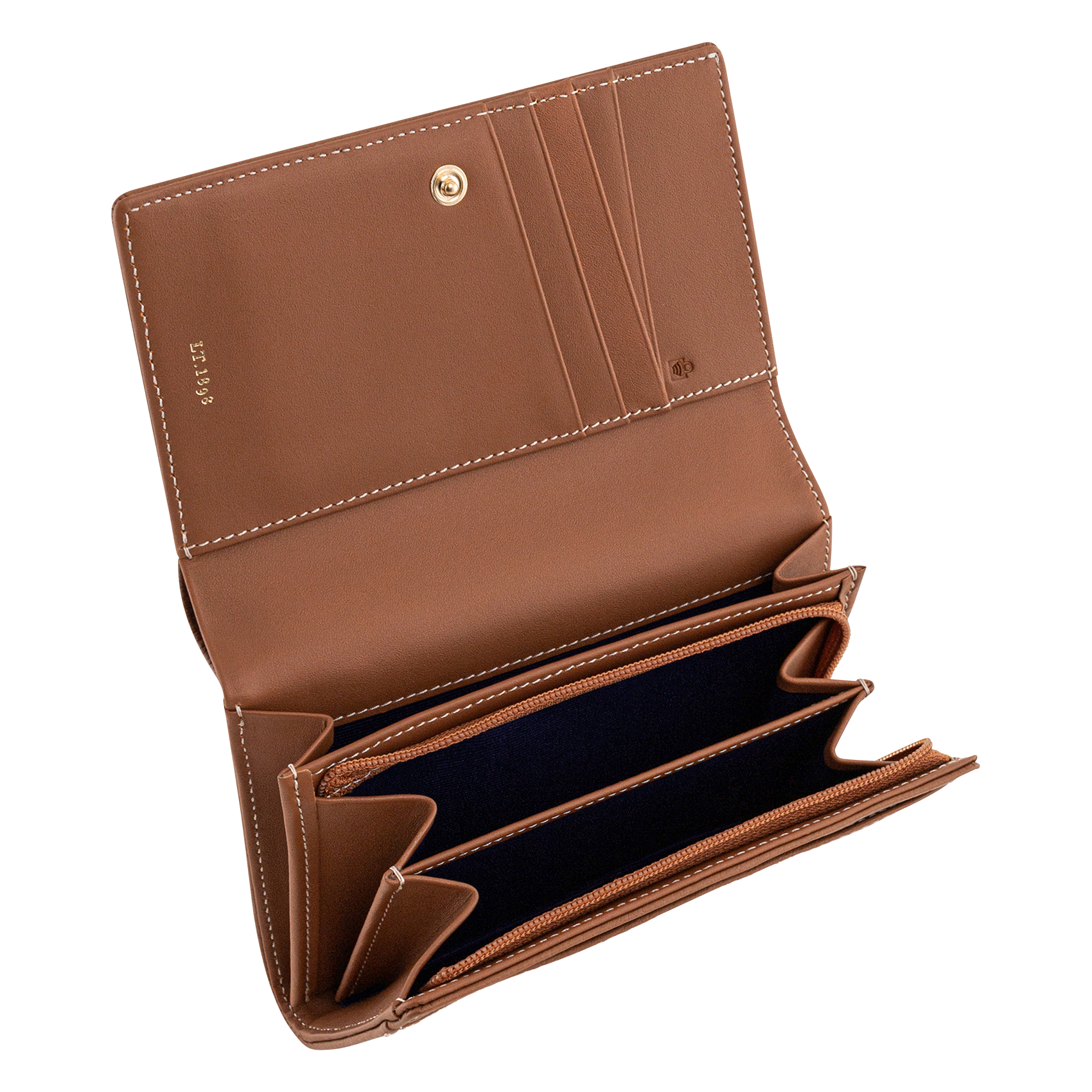 Portefeuille en cuir  LE TANNEUR Marron