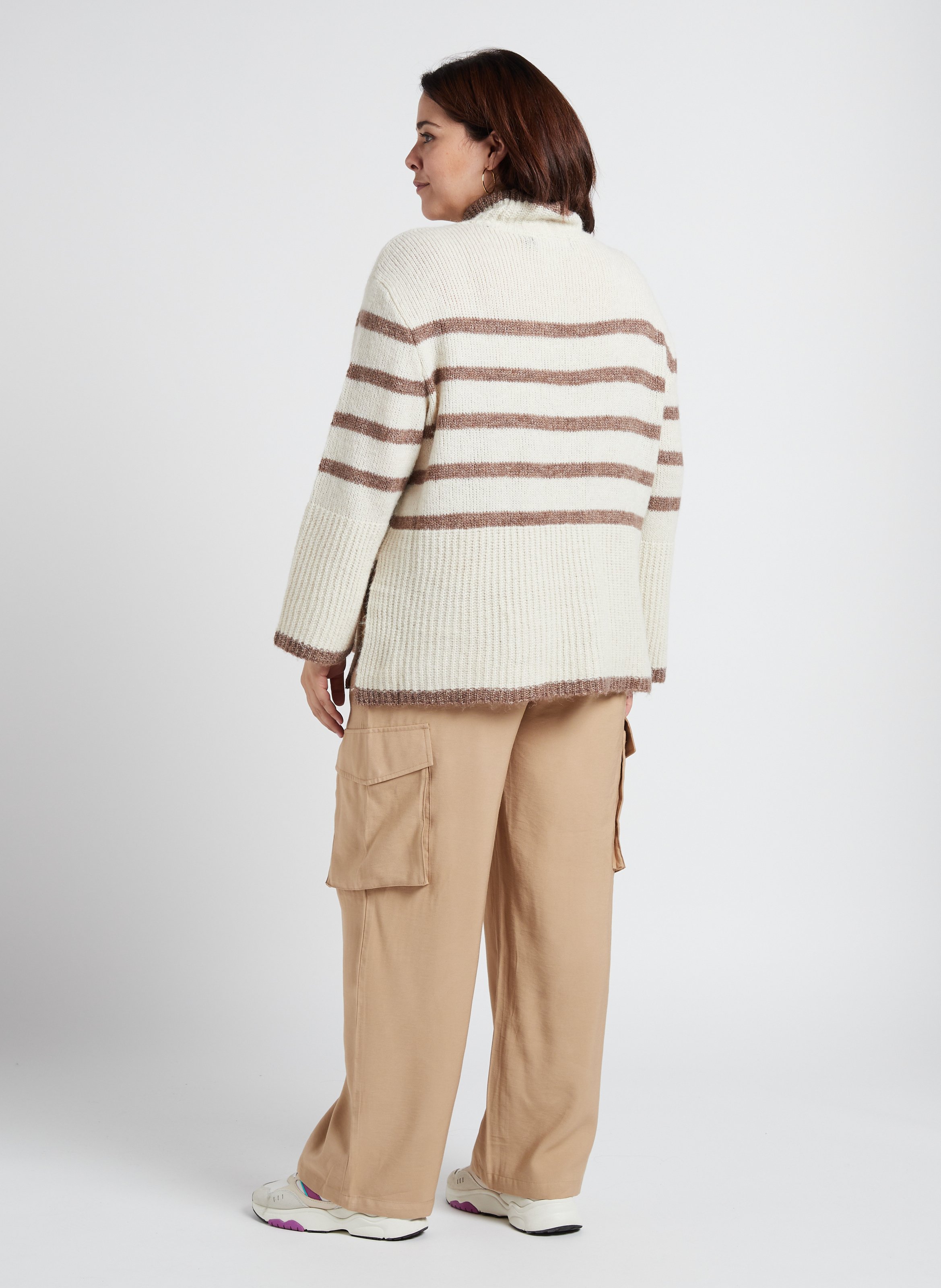 Pantalon droit  EVOKED Beige