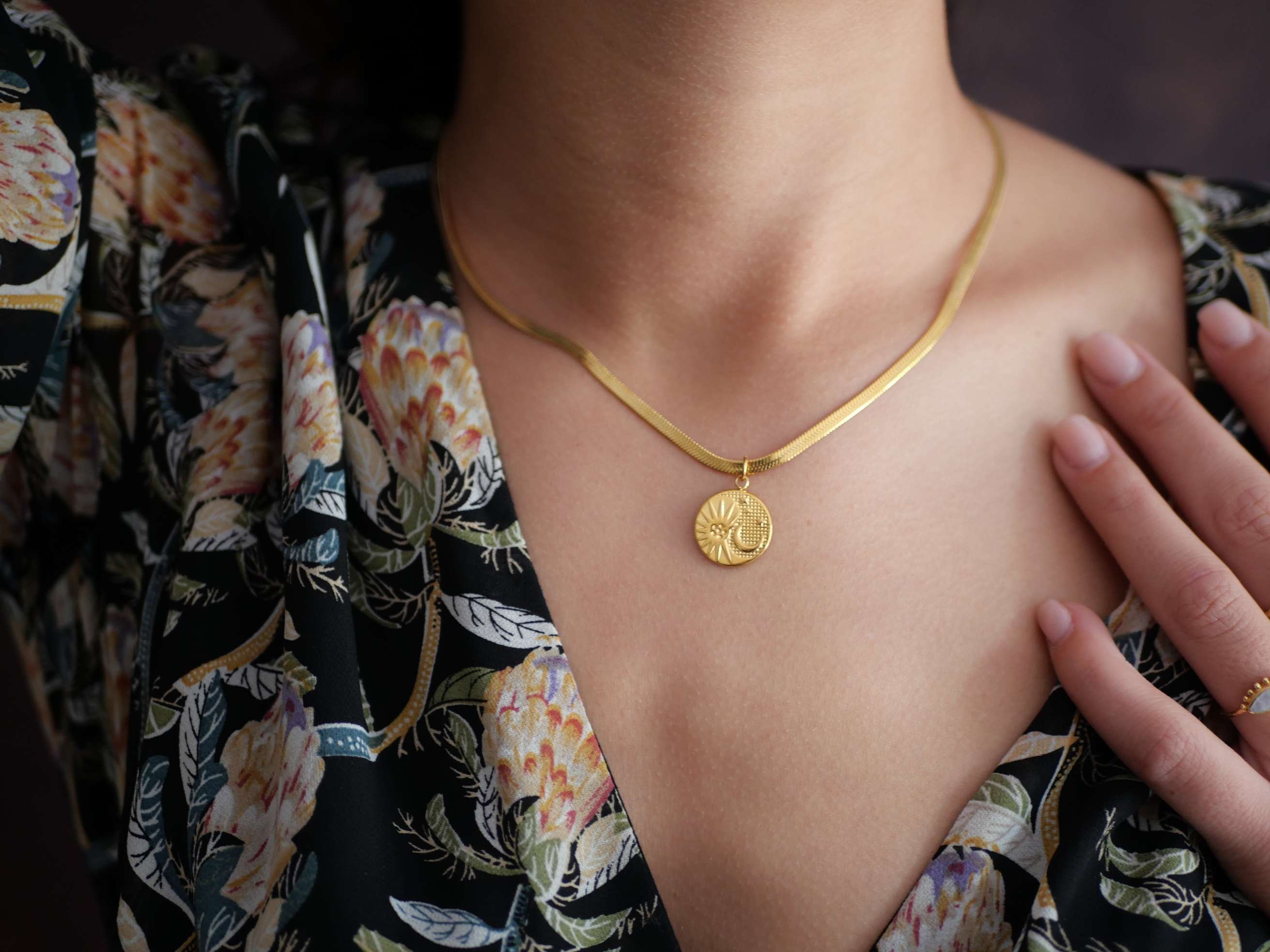 Chain necklace GINANDGER Golden