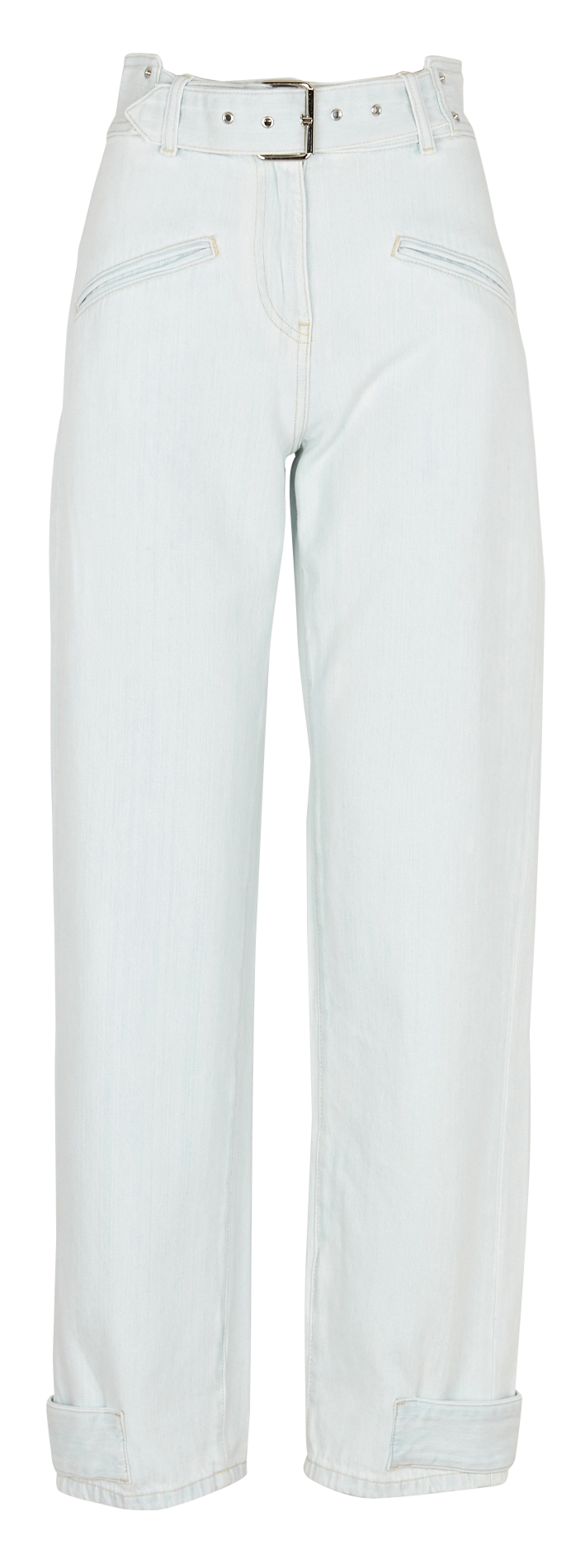 High-rise wide-leg cotton jeans IRO Blue