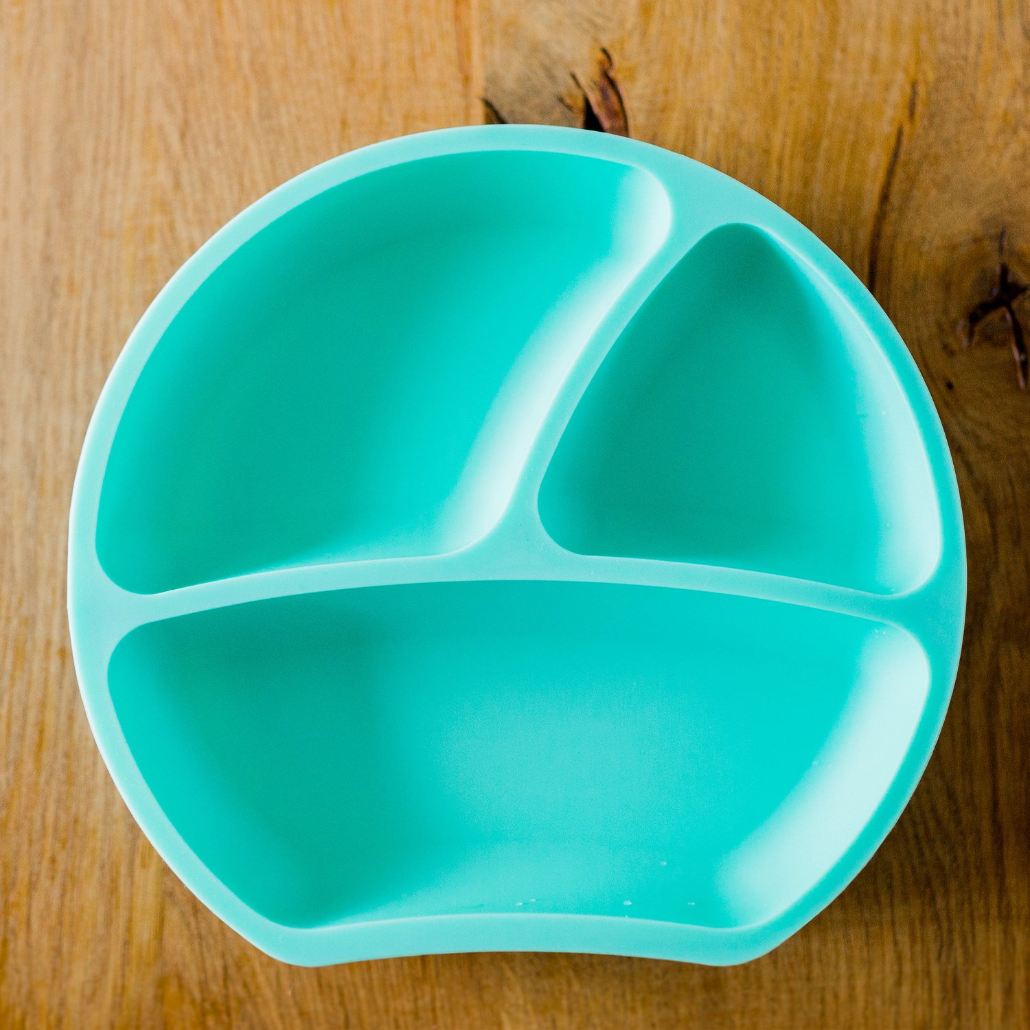 Assiette ventouse en silicone KINDSGUT Bleu