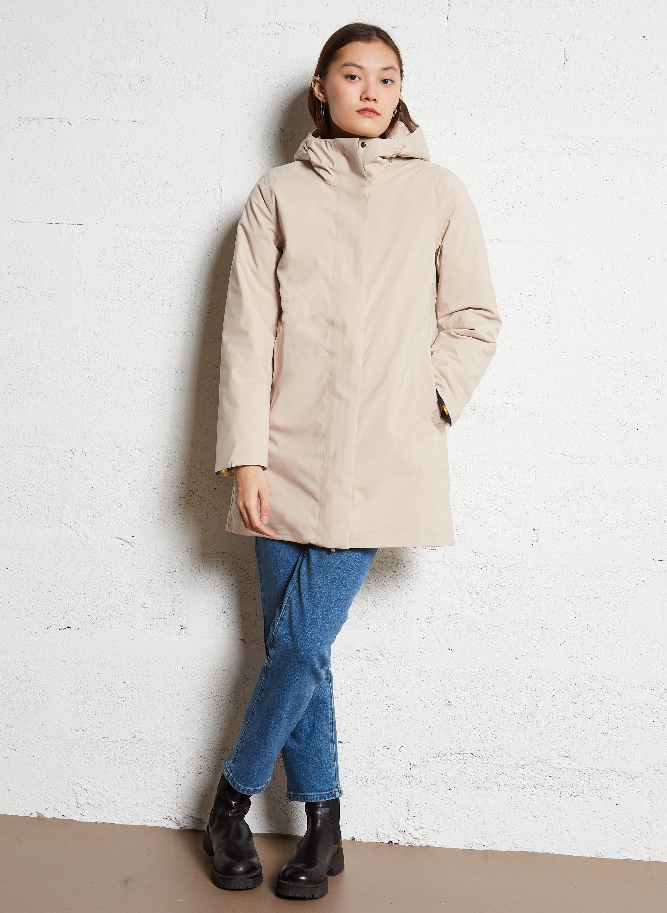 Fishtail - Gefütterter Parka K-WAY Rosa