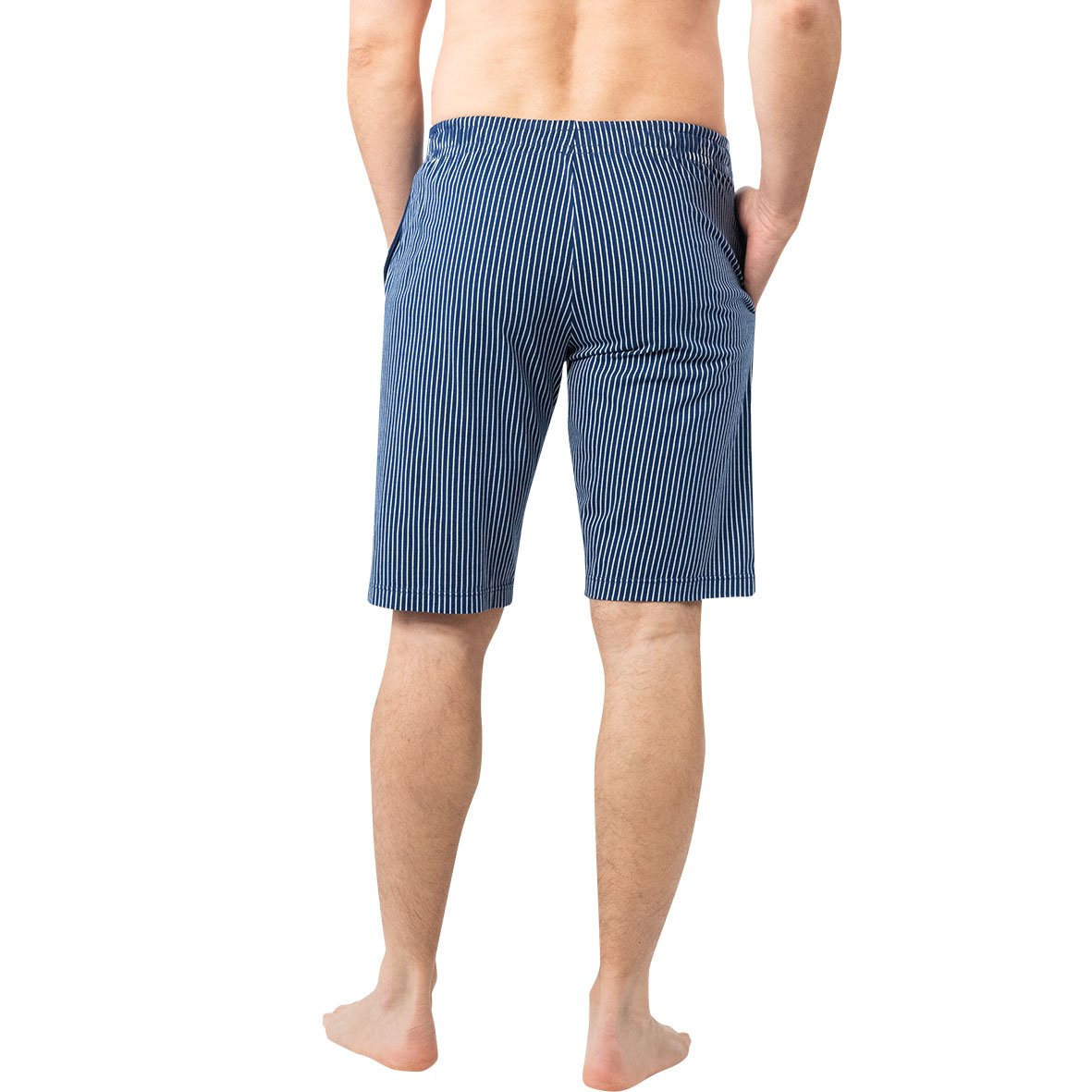 Men's short organic cotton V-neck pajamas by Eminence EMINENCE Multicolored