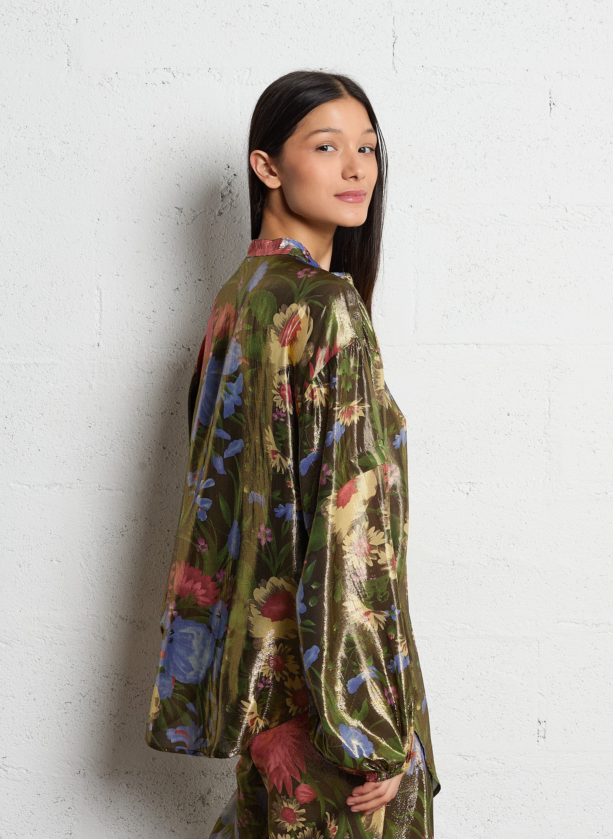 Fließende Bluse mit Blumenmuster MES DEMOISELLES