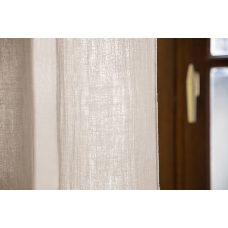 Blackout and Thermal Curtains L'EFFET PAPILLON Beige