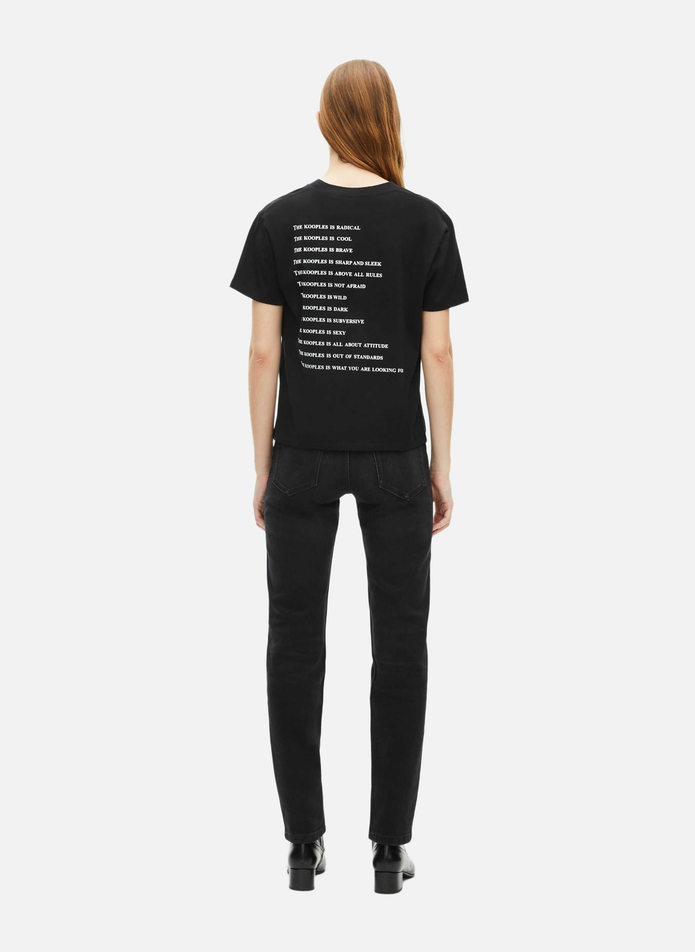 Printed logo T-shirt THE KOOPLES Black