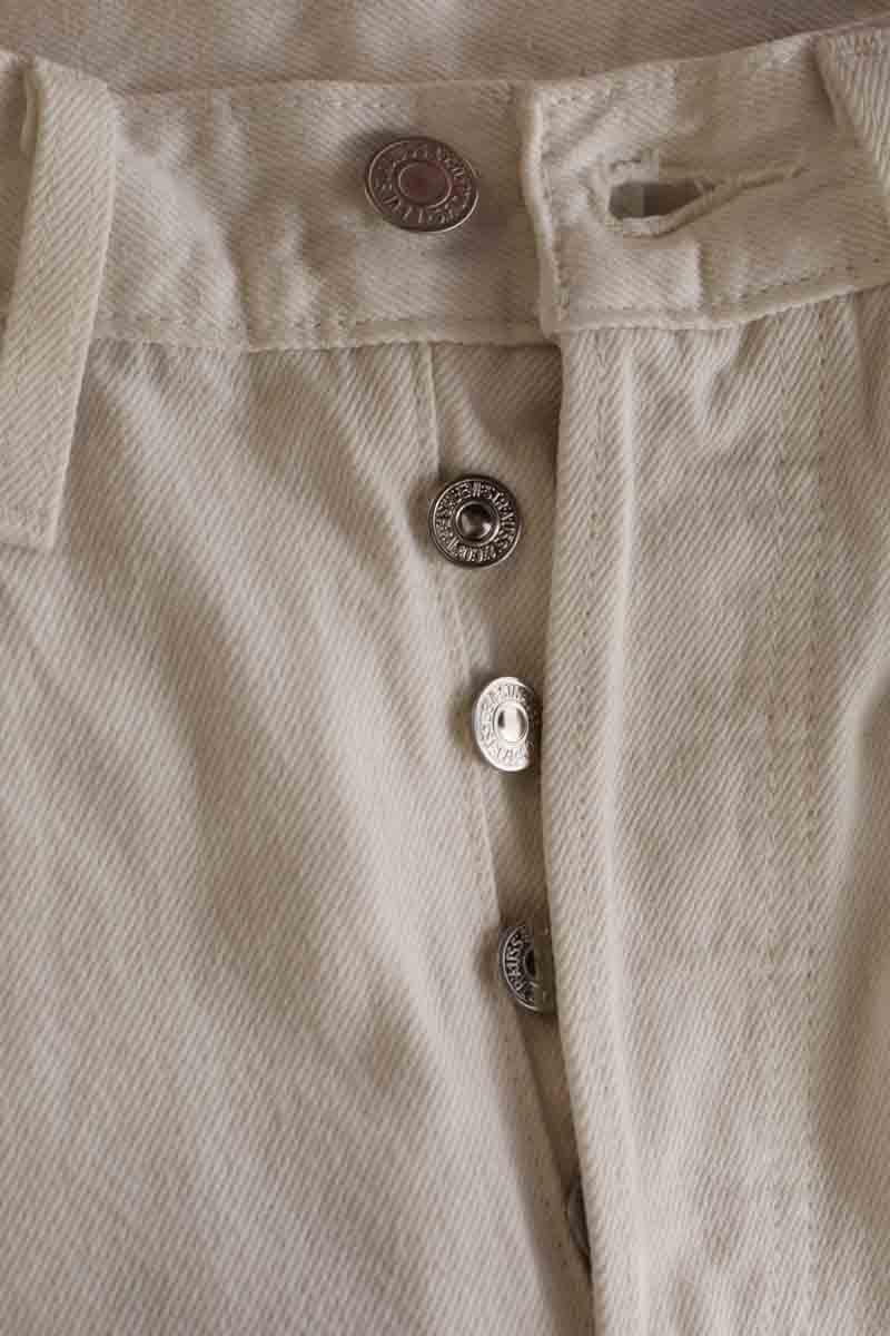 Cotton skinny jeans LEVI'S - Seconde main White