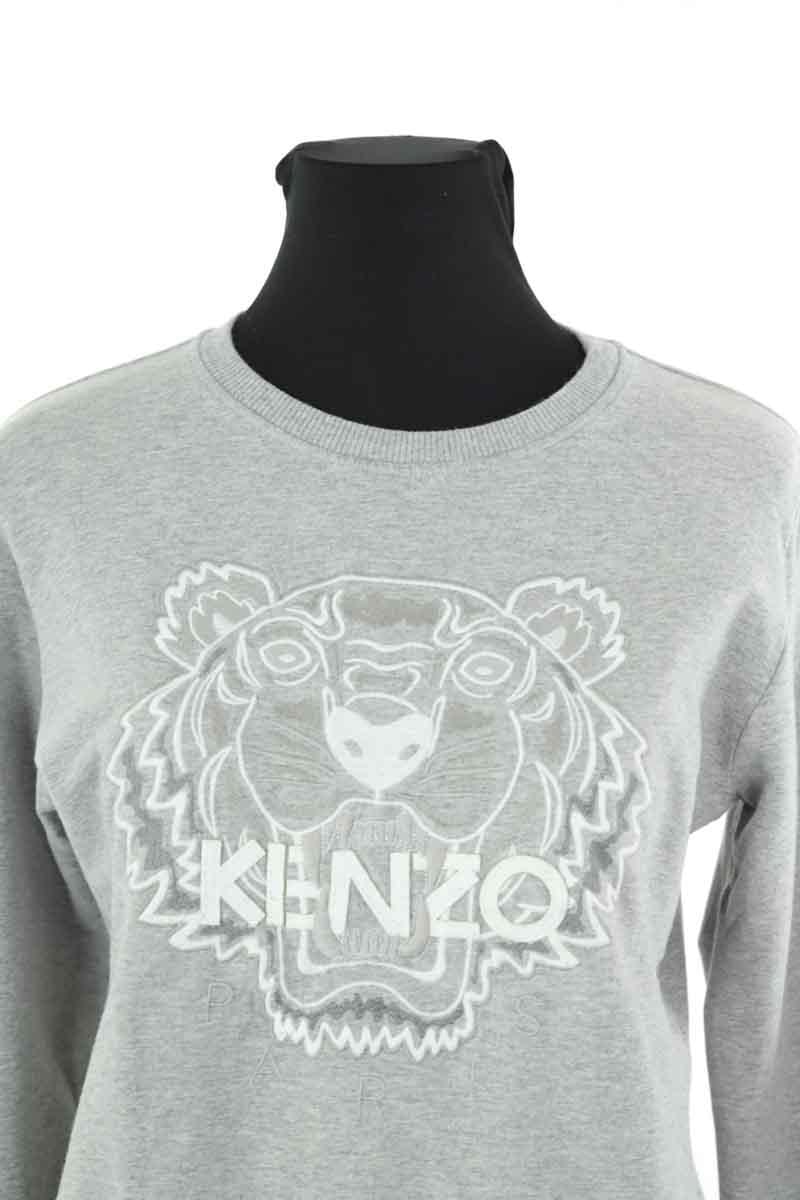 Cotton sweater KENZO - SECONDE MAIN Grey