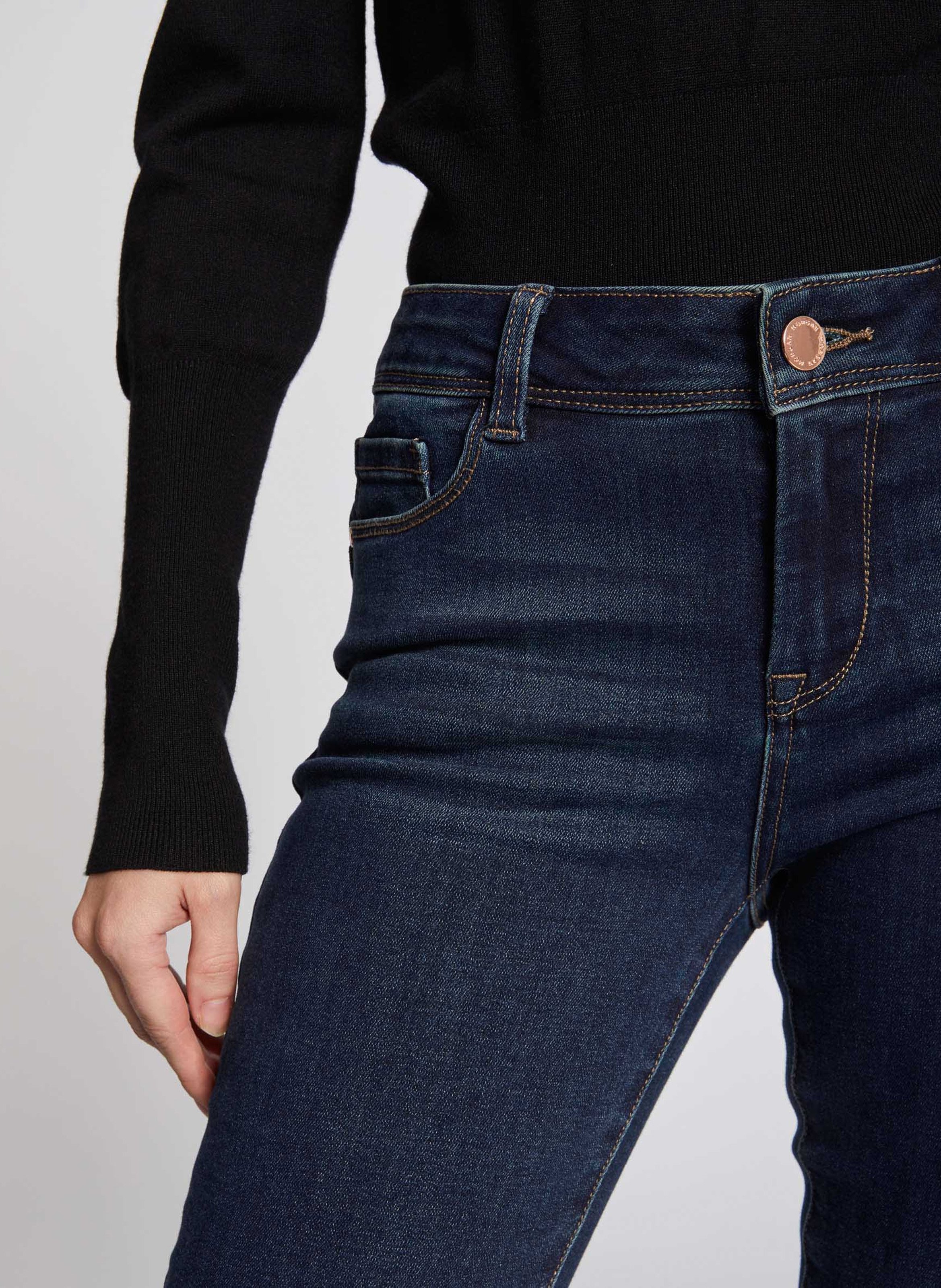 5 Pocket Slimfit-Jeans MORGAN Blau