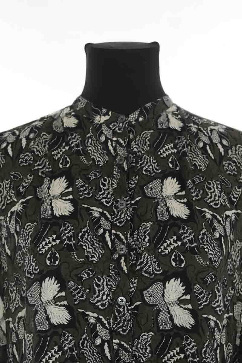 Cotton blouse LAURENCE BRAS - Seconde Main Khaki