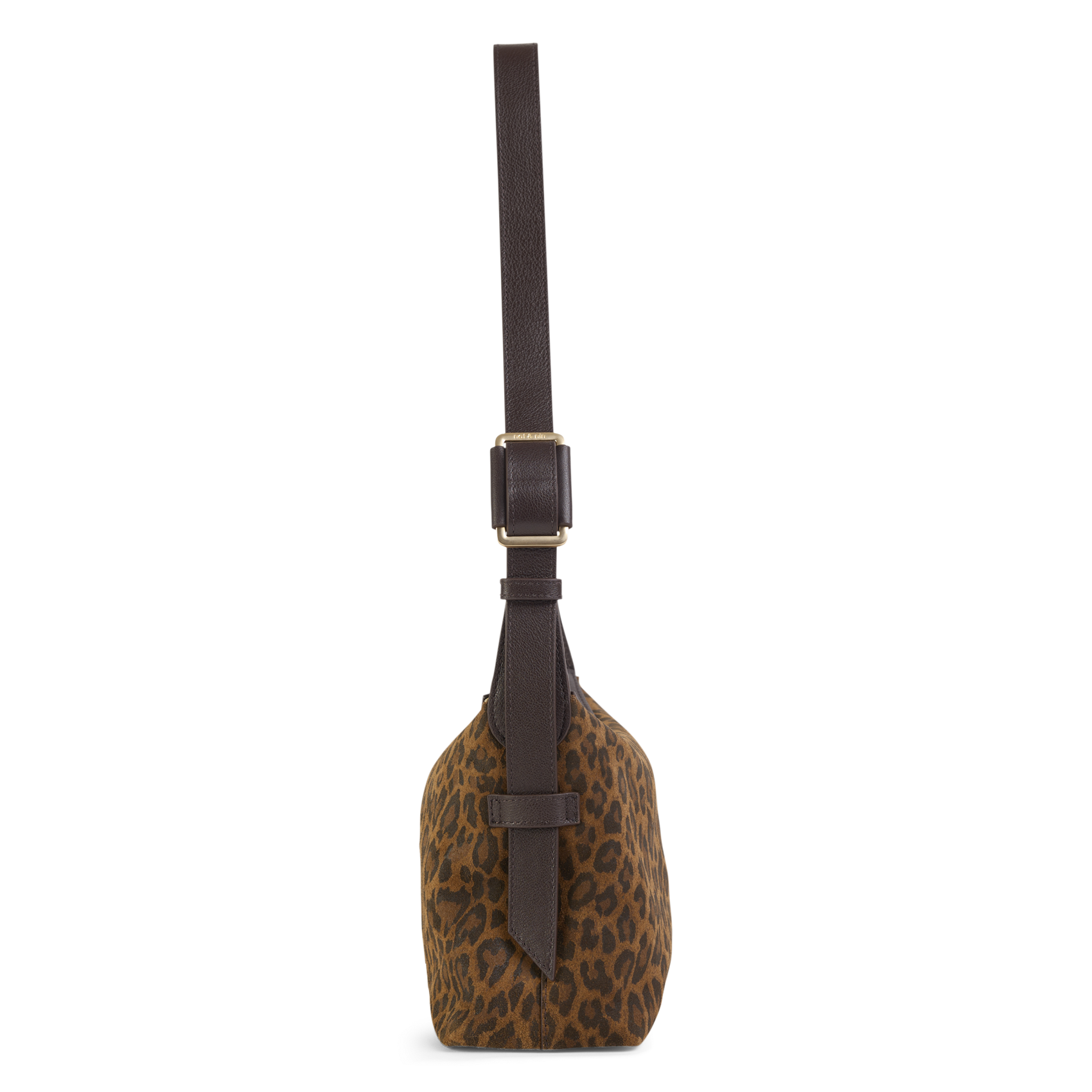 Sac bandoulière en cuir NAT & NIN Marron