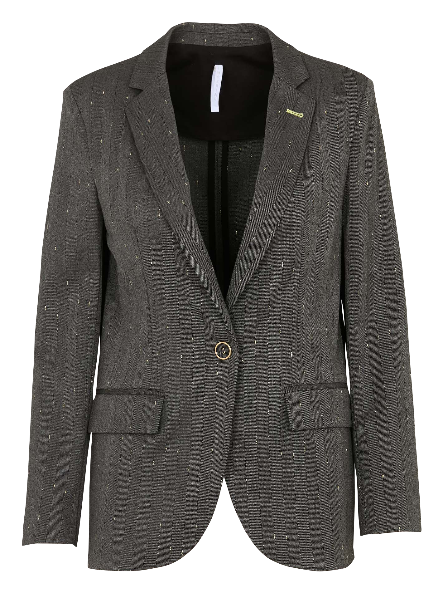 Jacket with chevron patterned lapel IMPERIAL Grey