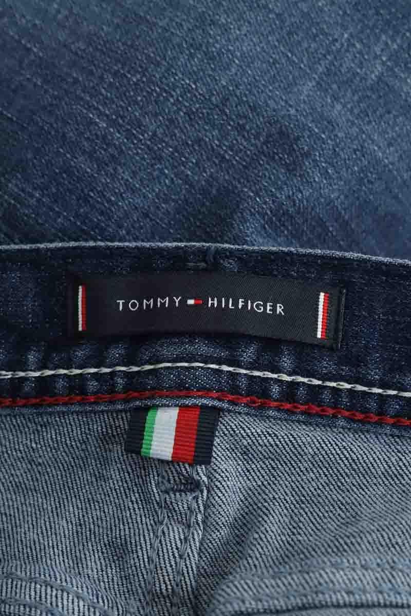 Cotton straight jeans TOMMY HILFIGER - SECONDE MAIN Blue