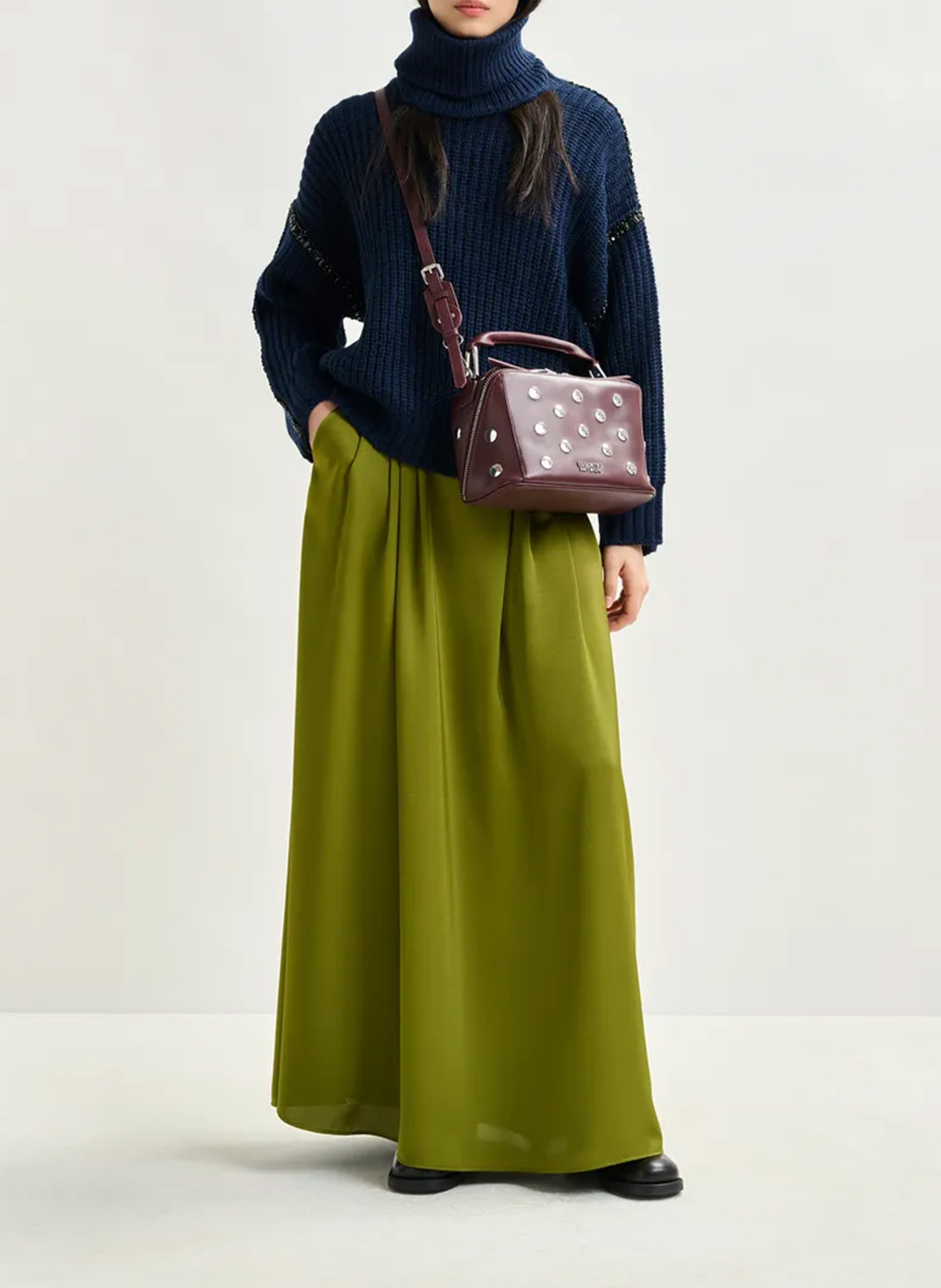 Pull oversize à col amovible ESSENTIEL ANTWERP Bleu