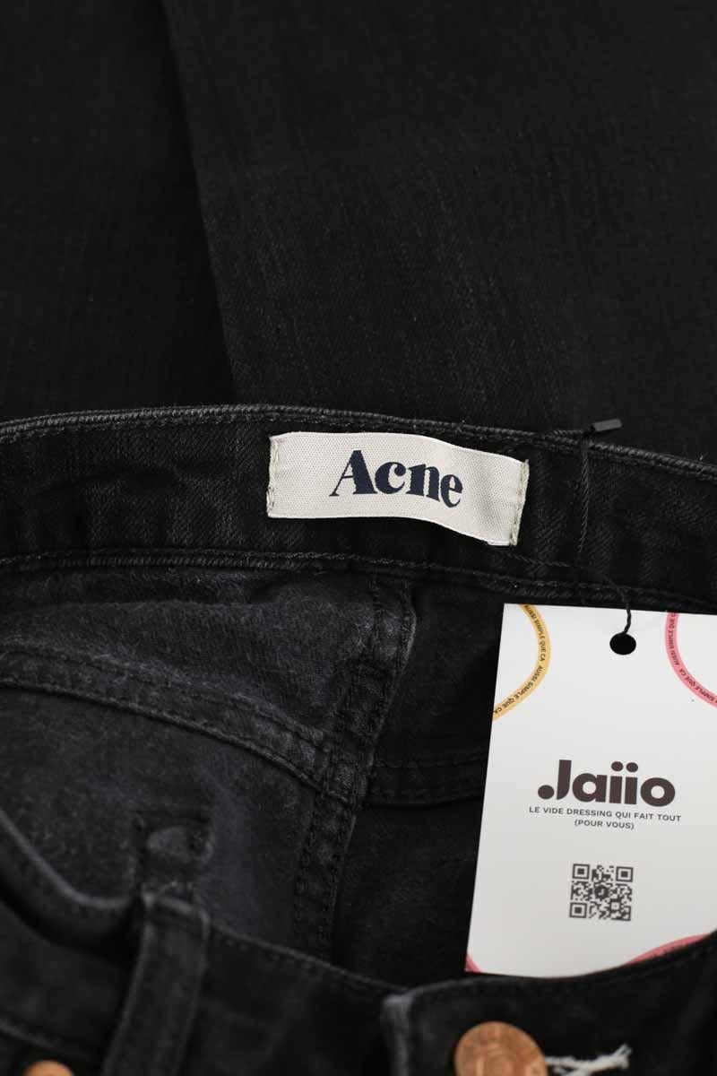 - Straight-leg jeans
- 5 pockets
- Straight cut
- Faded effect ACNE STUDIOS - Seconde Main Black