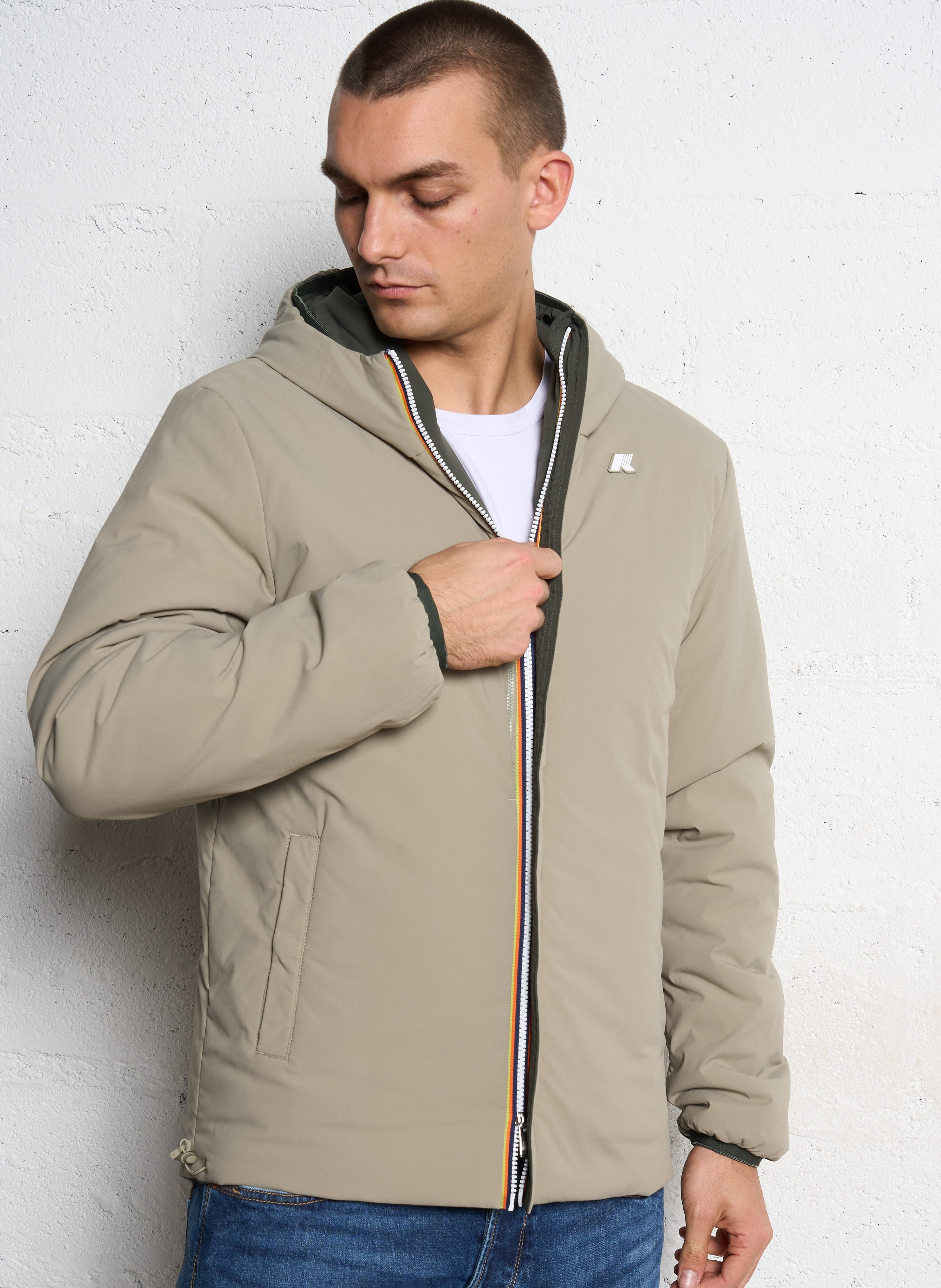 Windbreaker mit Stehkragen K-WAY Grun