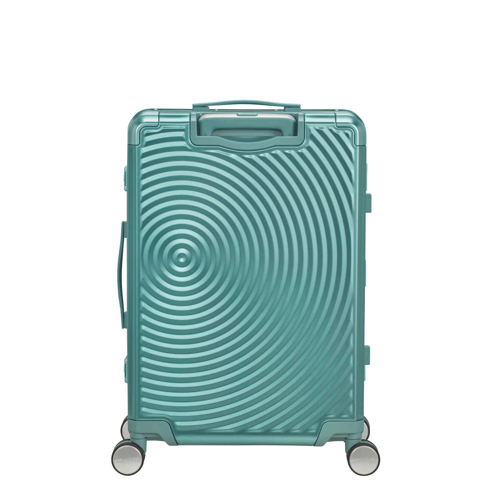 Aluminum suitcase with 4 wheels size M AMERICAN TOURISTER Blue