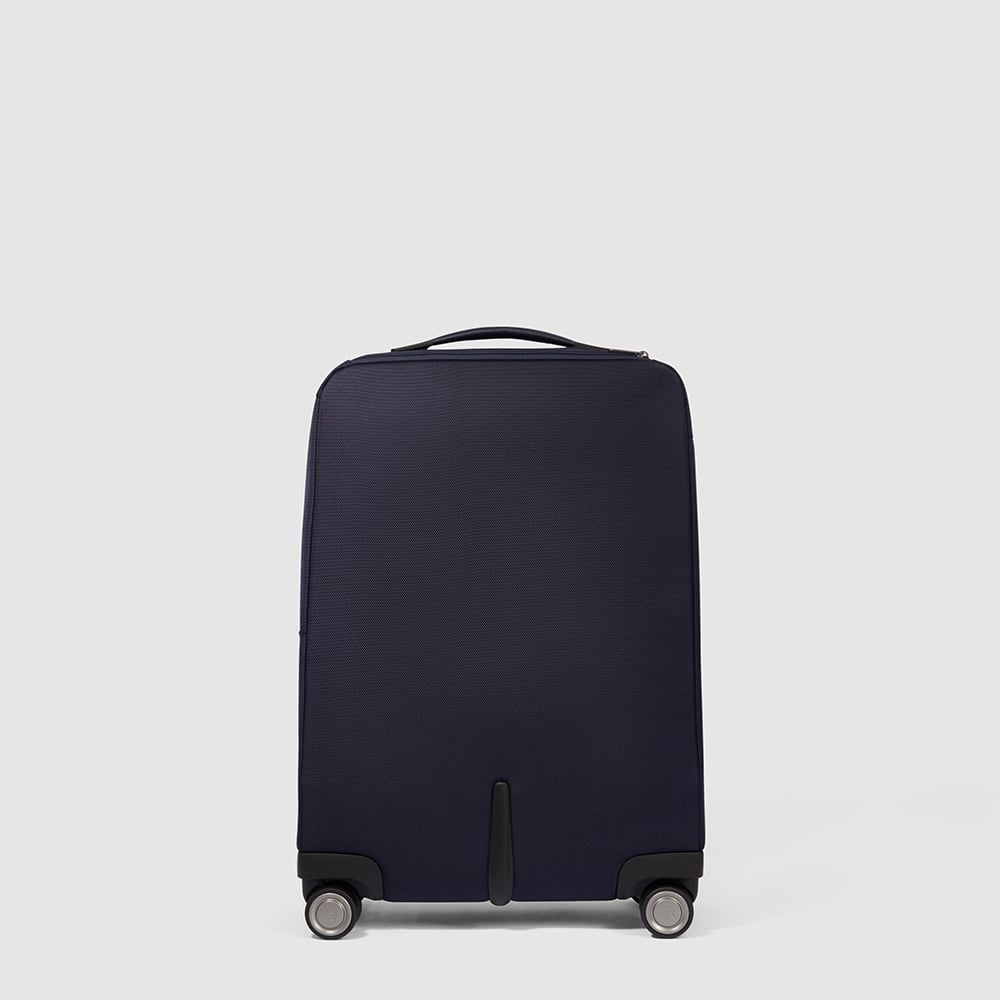 Cabin trolley suitcase with 4 wheels, compartment for laptop and iPad® Pro 12.9, and TSA lock PIQUADRO Blue