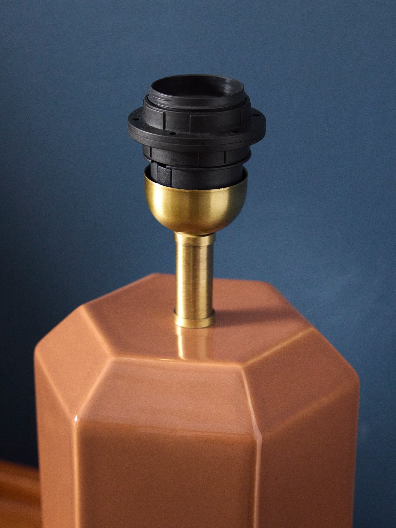 Ceramic table lamp base - small size victory model CYRILLUS Brown