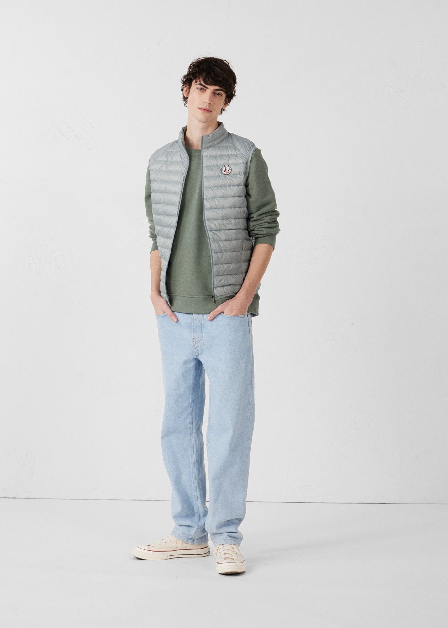 Doudoune sans manches tom JOTT Gris