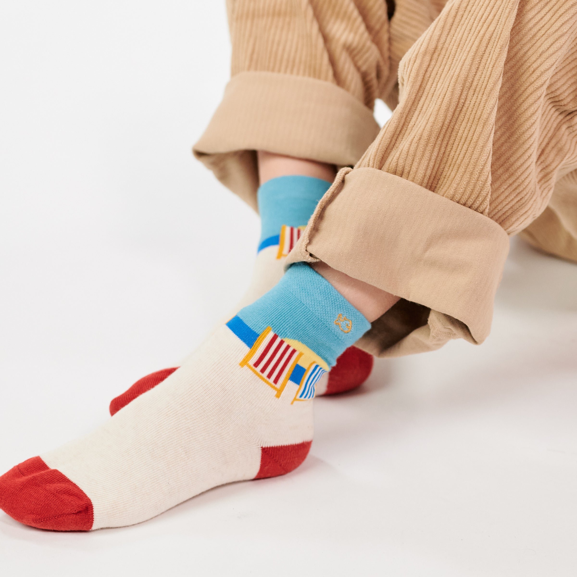 Patterned socks BILLYBELT White