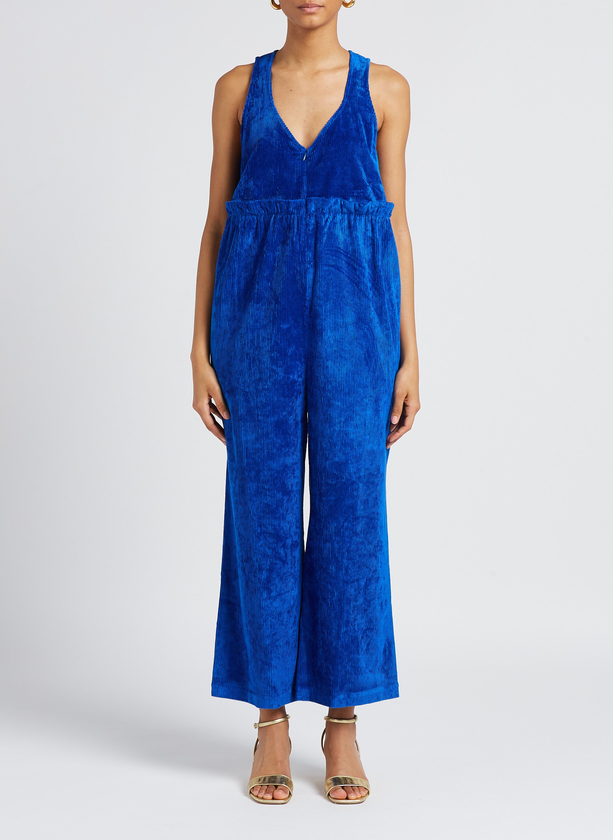 Jumpsuit aus Cord HEIMSTONE Blau