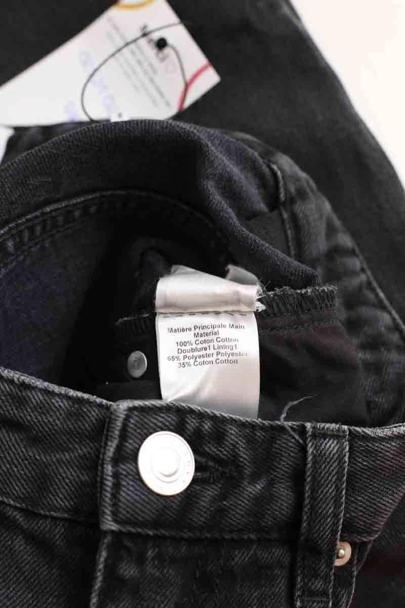 Cropped slim jeans with studs ISABEL MARANT ÉTOILE - SECONDE MAIN Grey