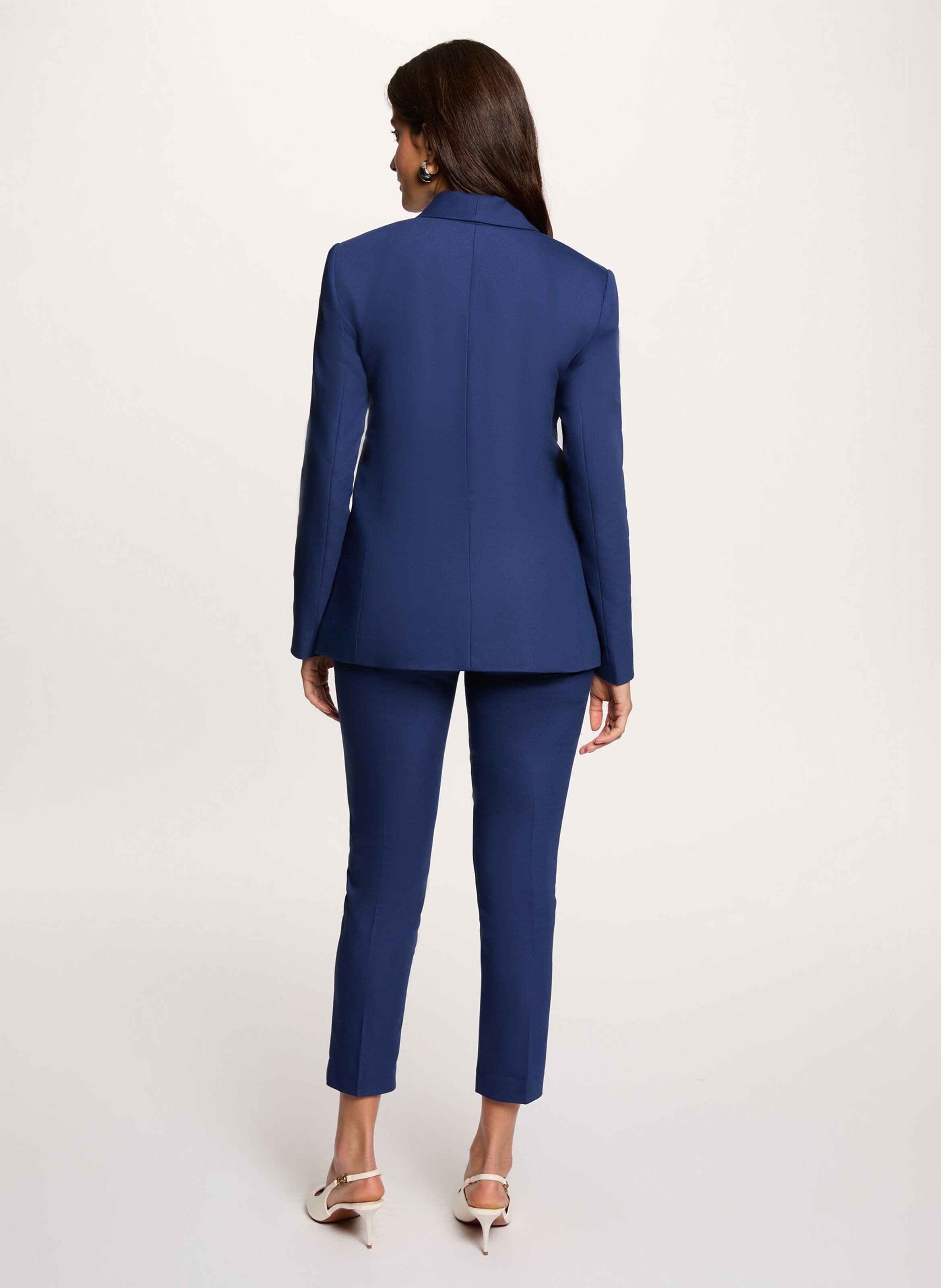 Pantalon slim 7/8ème Bleu