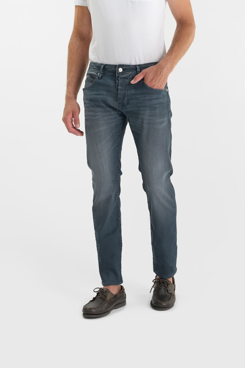 Jeans slim stretch , longueur 34 LE TEMPS DES CERISES Blue