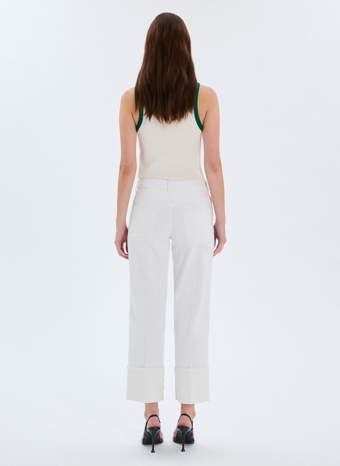 Rechte jeans - katoenblend ZAPA Wit