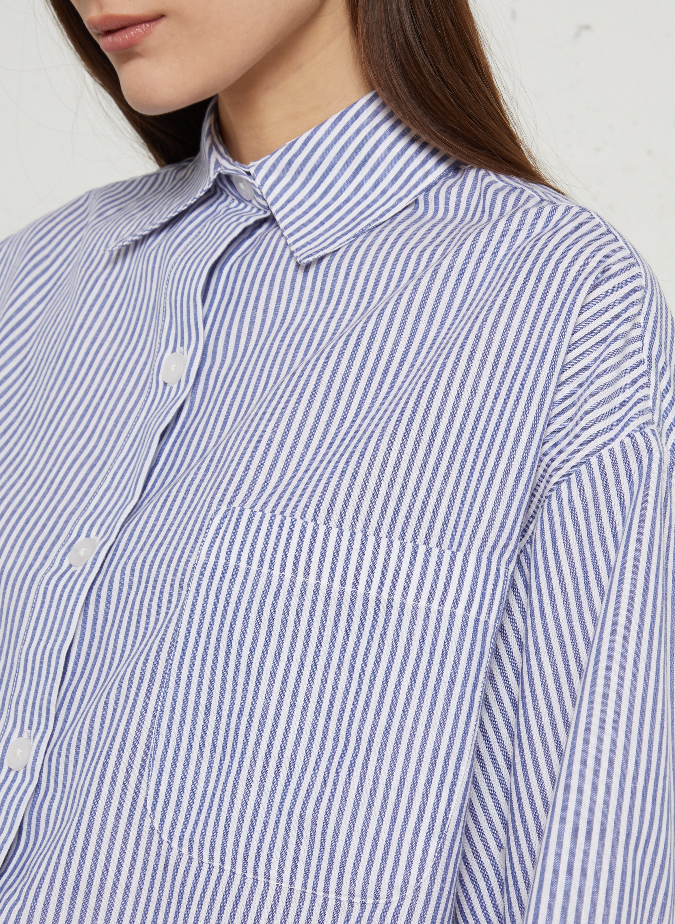 Loose-fit check cotton shirt RAE ANTWERP Multicolored