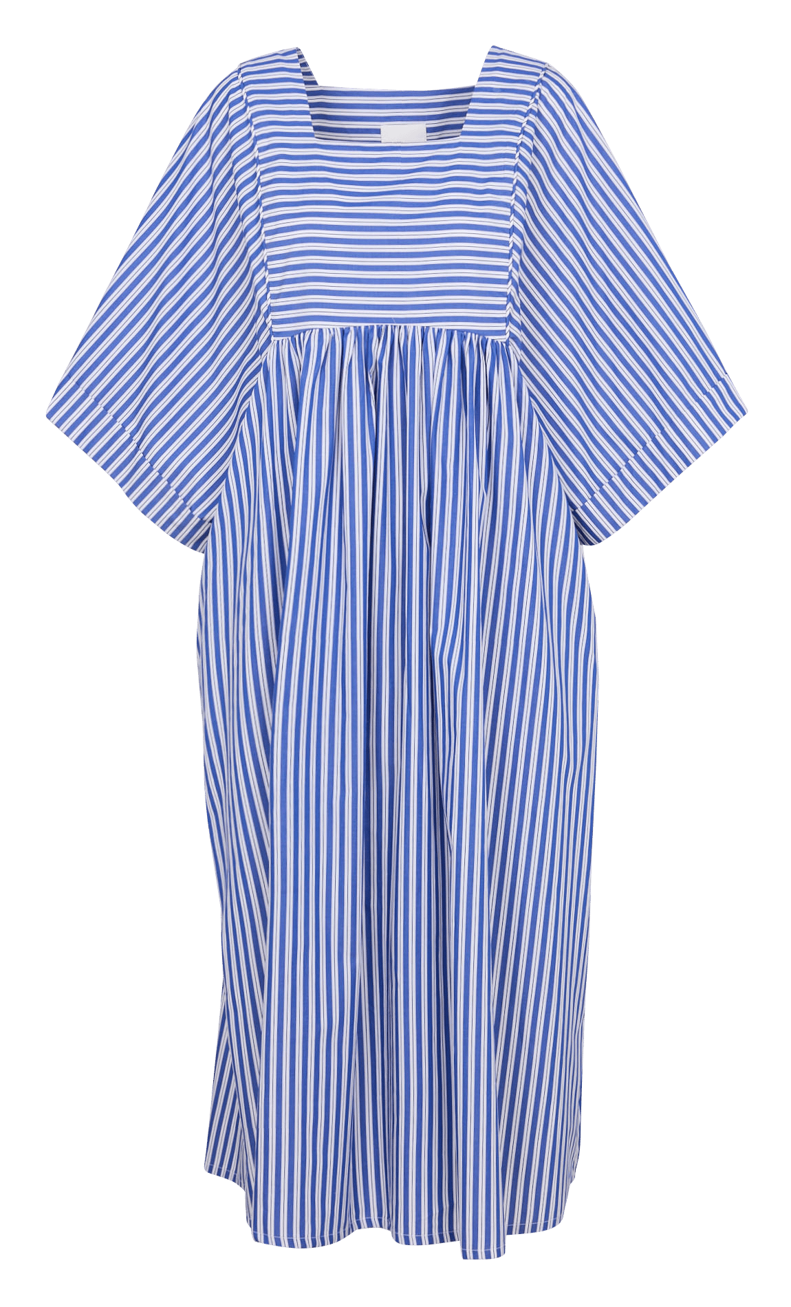 Halflange, gestreepte jurk THE LABEL EDITION Blauw