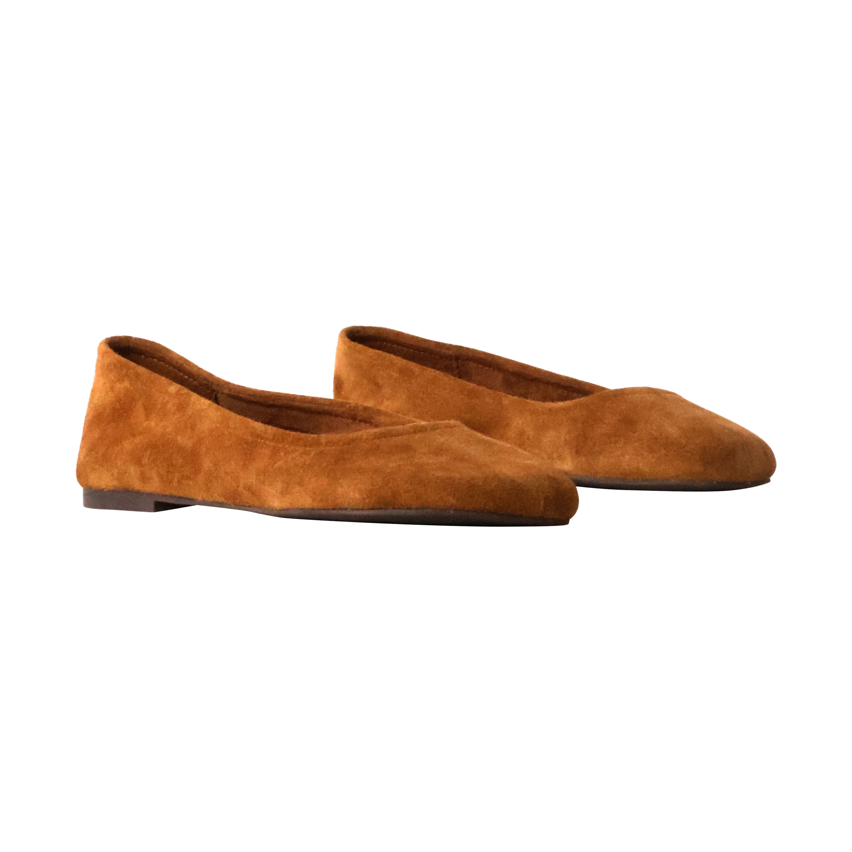 Lena leather ballerina flats EMILIE KARSTON Brown