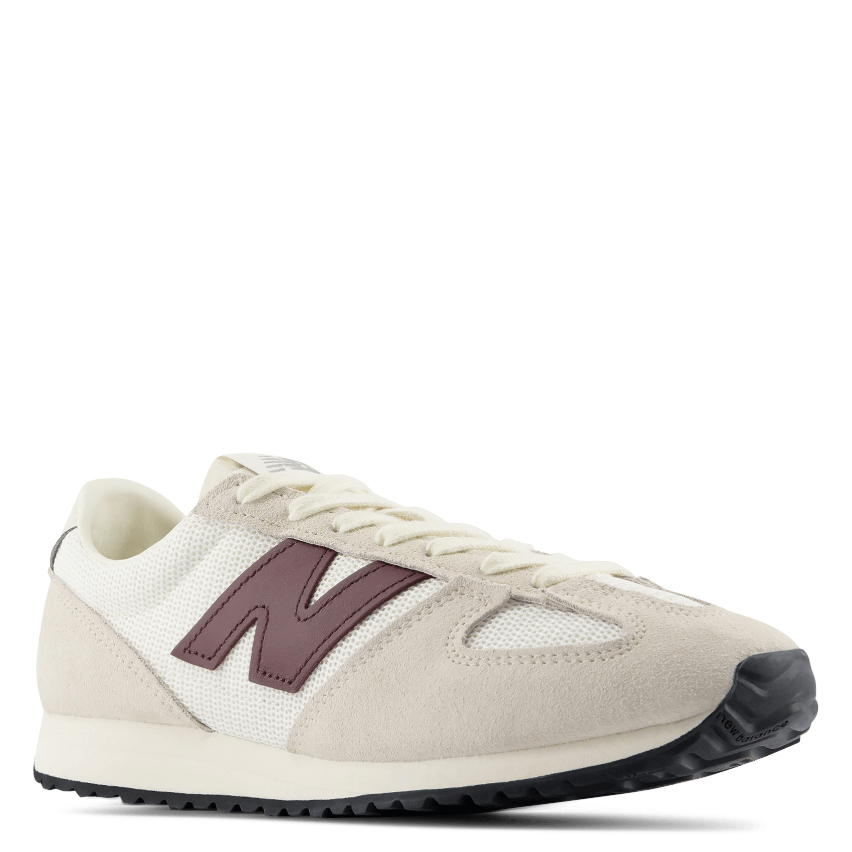Baskets basses en cuir mélangé NEW BALANCE Blanc