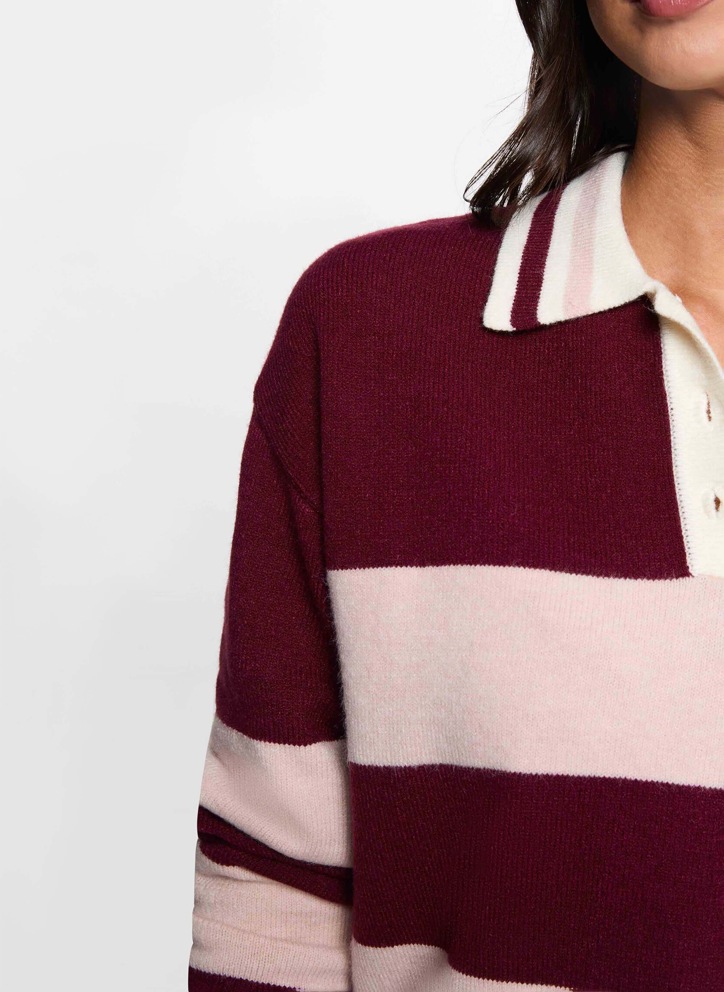 Long-sleeve sweater MORGAN Red