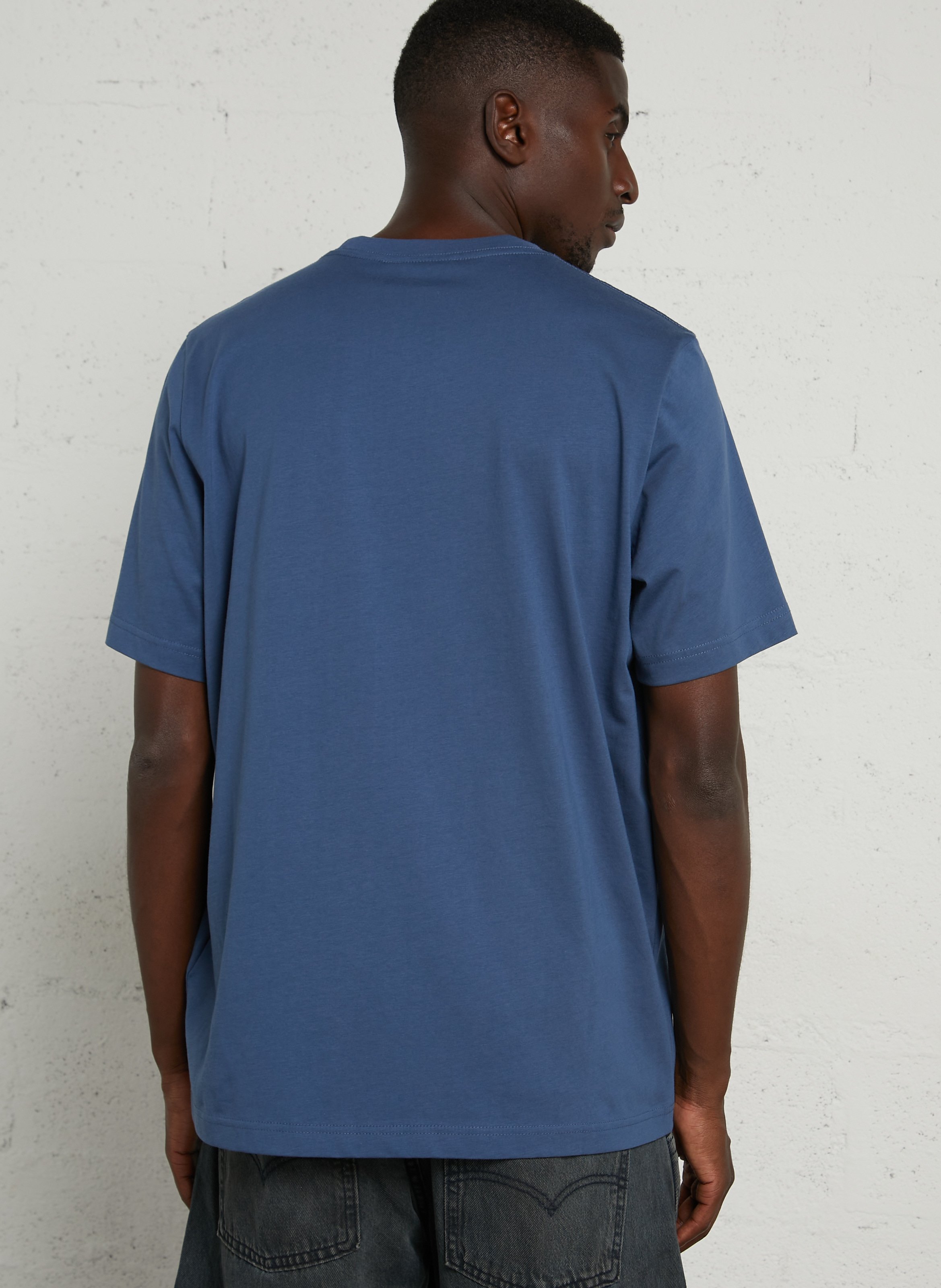 Round-neck organic cotton T-shirt PAUL SMITH Blue