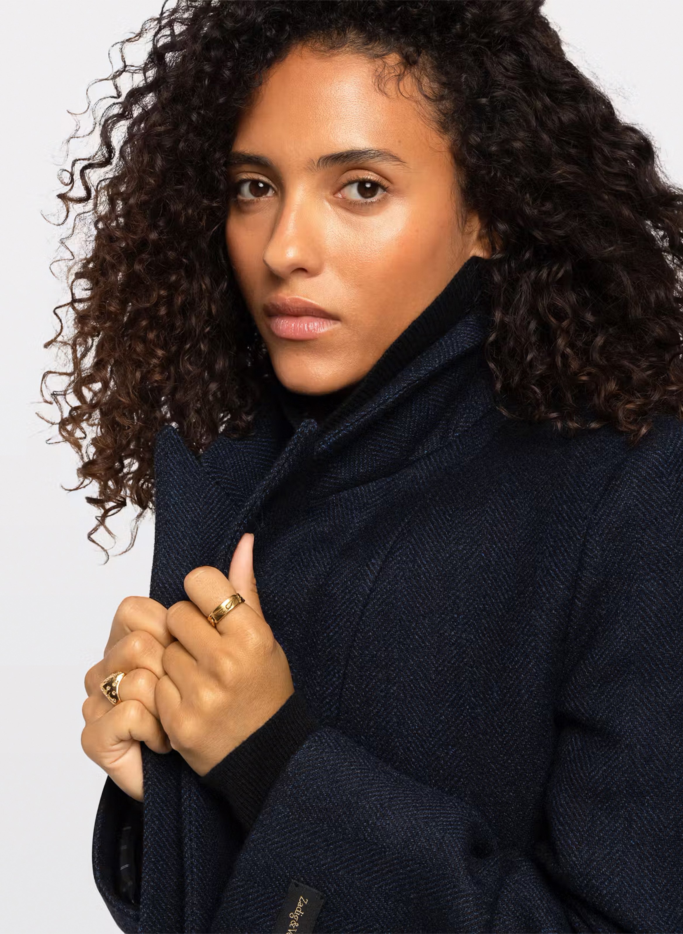 Straight wool-blend blazer ZADIG&VOLTAIRE Blue