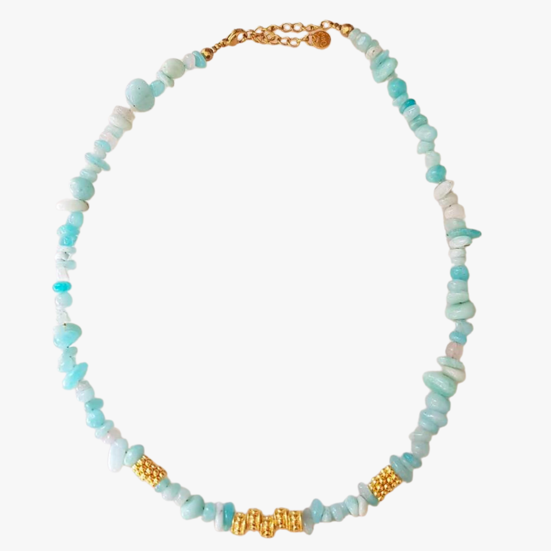 Amazonite necklace GINANDGER Green