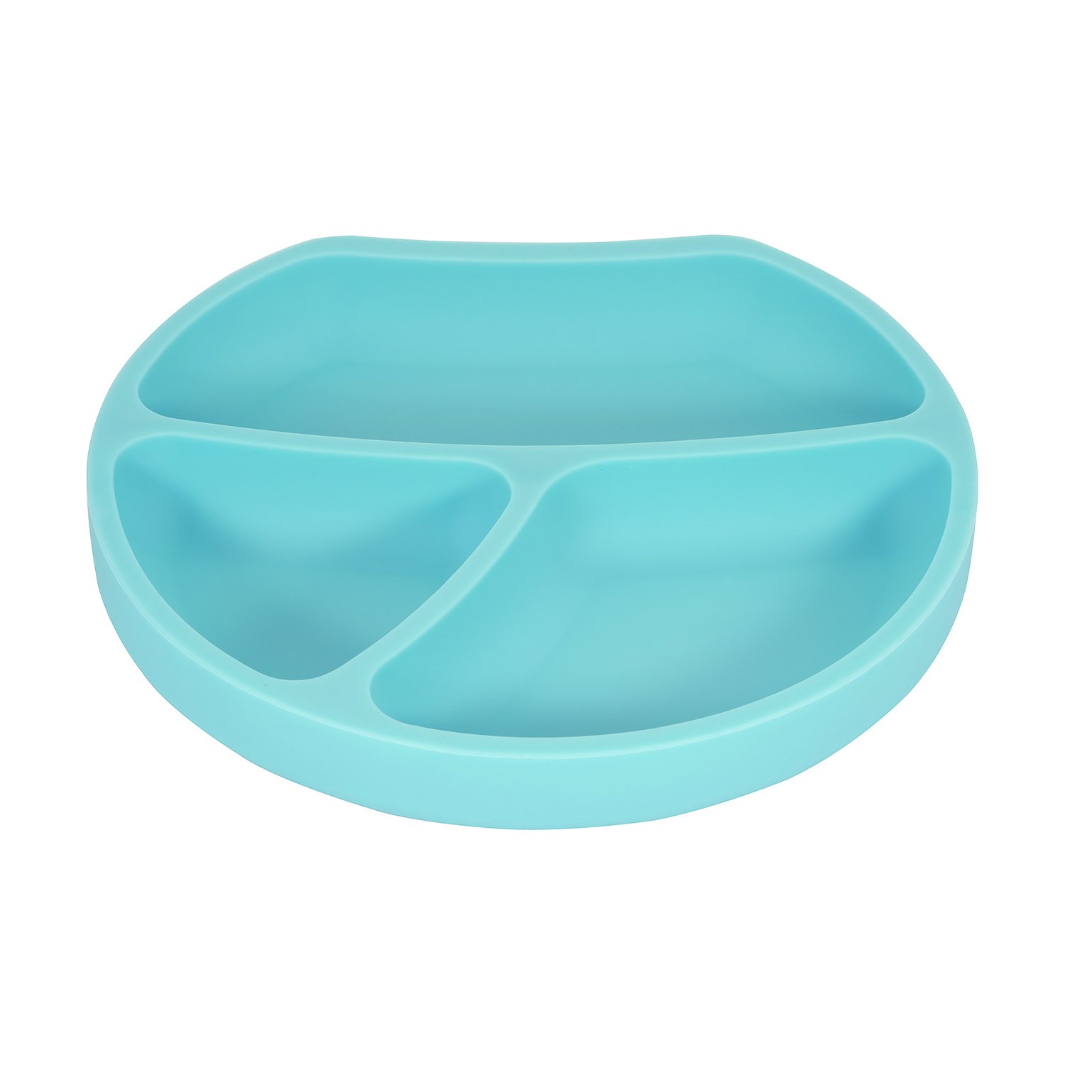 Assiette ventouse en silicone KINDSGUT Bleu