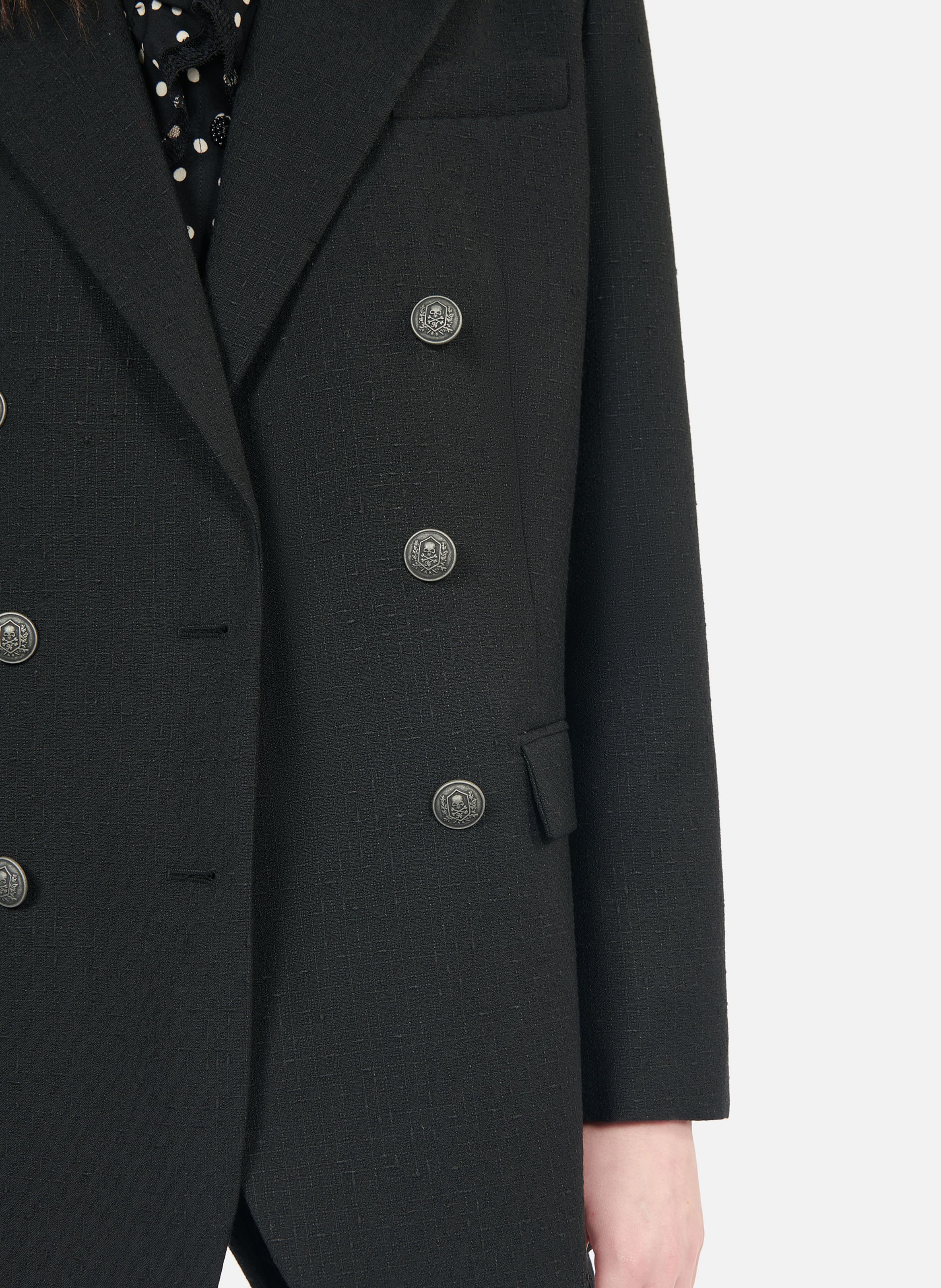 Rechte blazer | wolblend THE KOOPLES Zwart