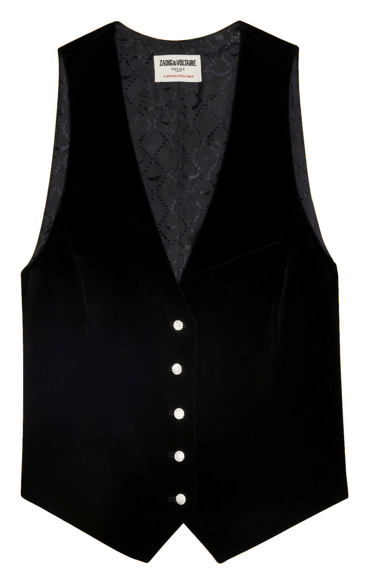 Blazer aus Baumwolle ZADIG&VOLTAIRE Schwarz
