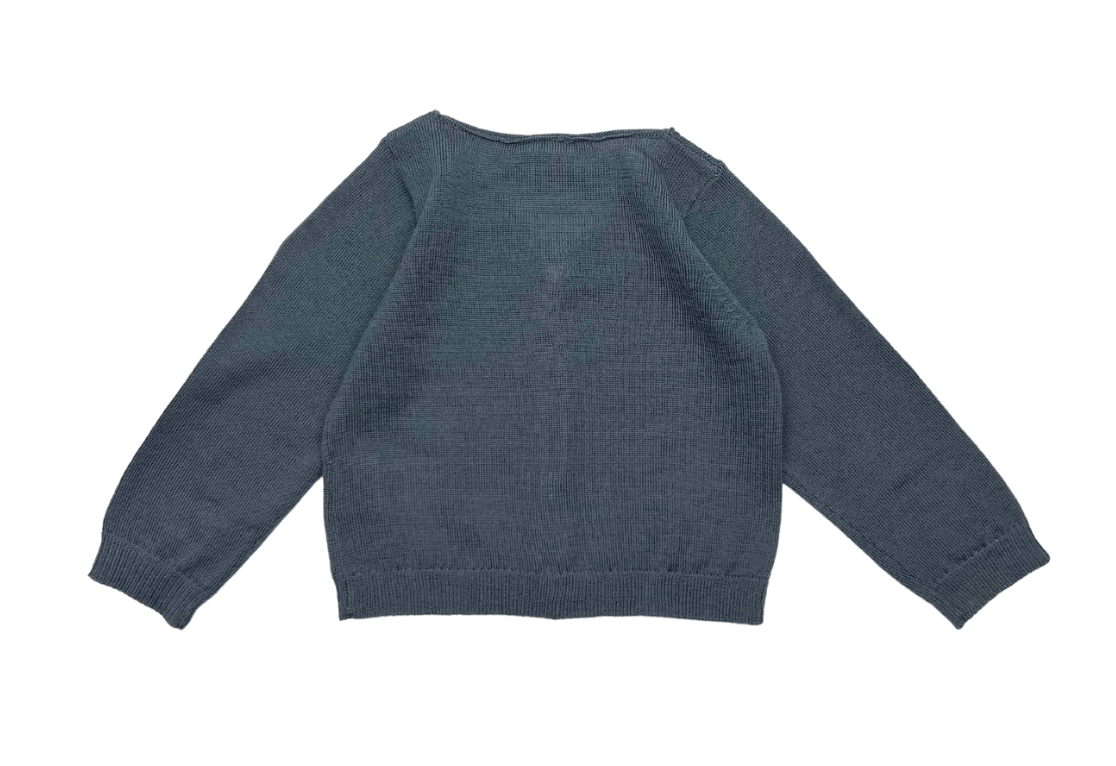 Grey baby cardigan - 18 months BONTON - Seconde Main Grey