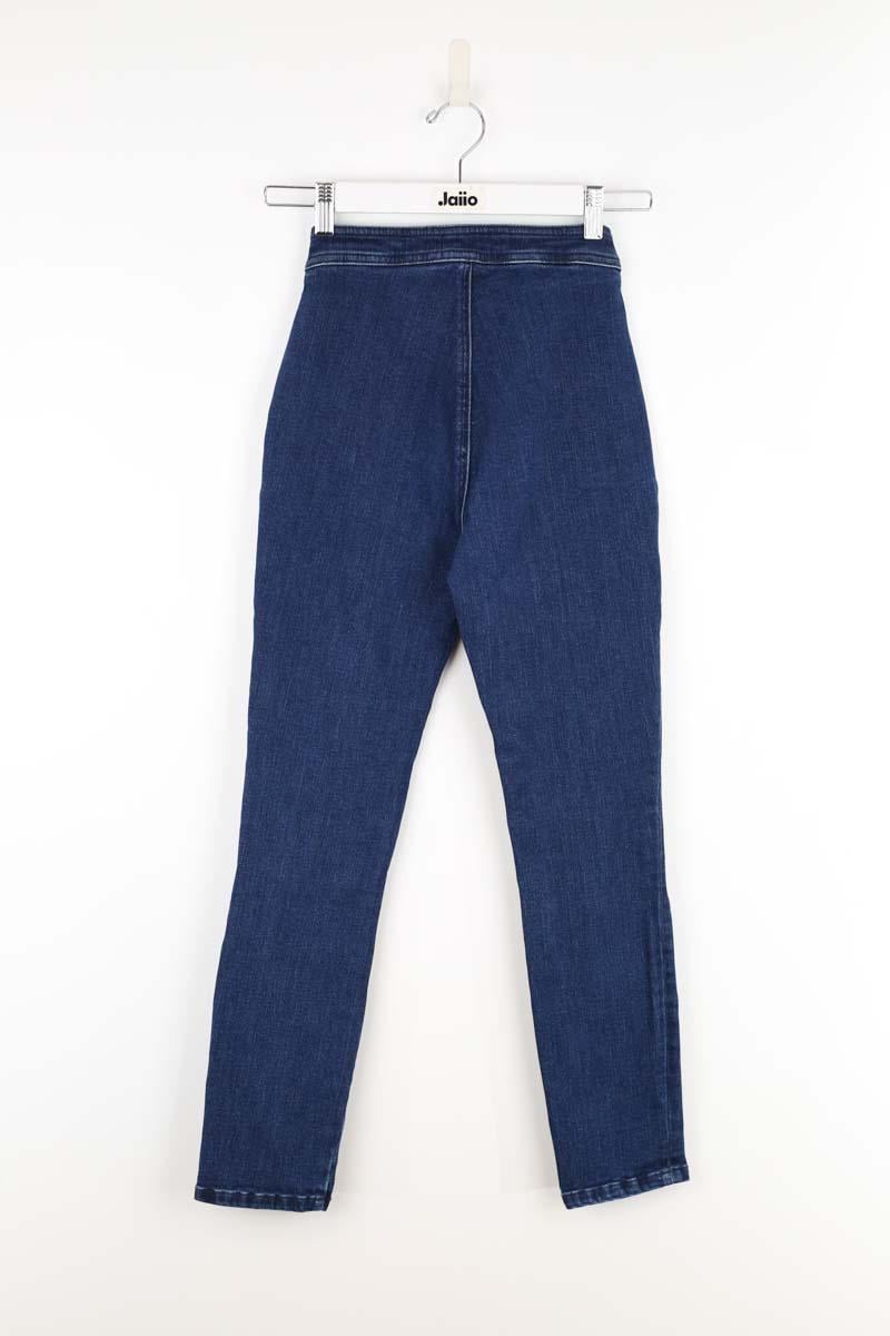 Cotton skinny jeans SEZANE - Seconde main Blue