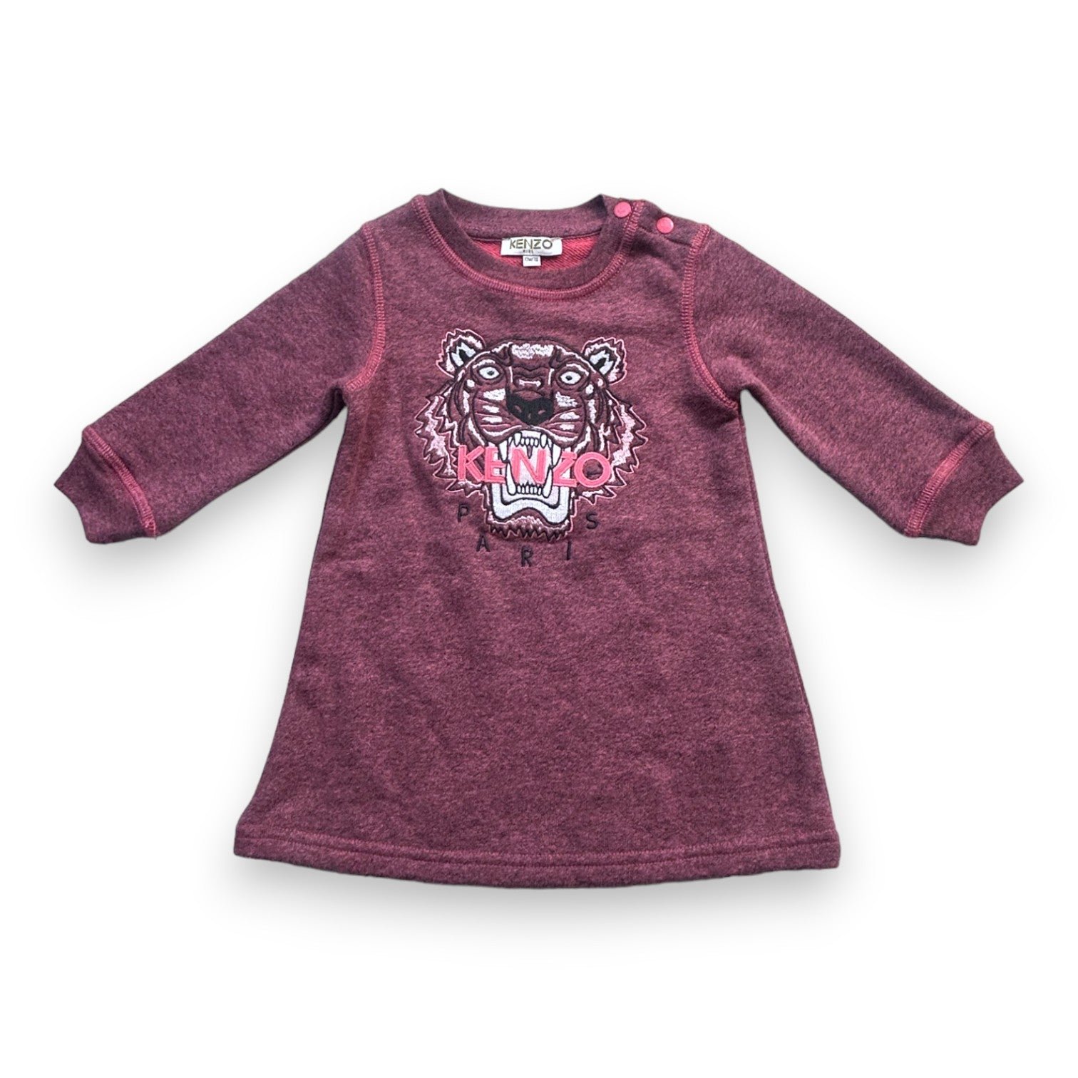 Pink baby dress - 12 months KENZO - SECONDE MAIN Pink