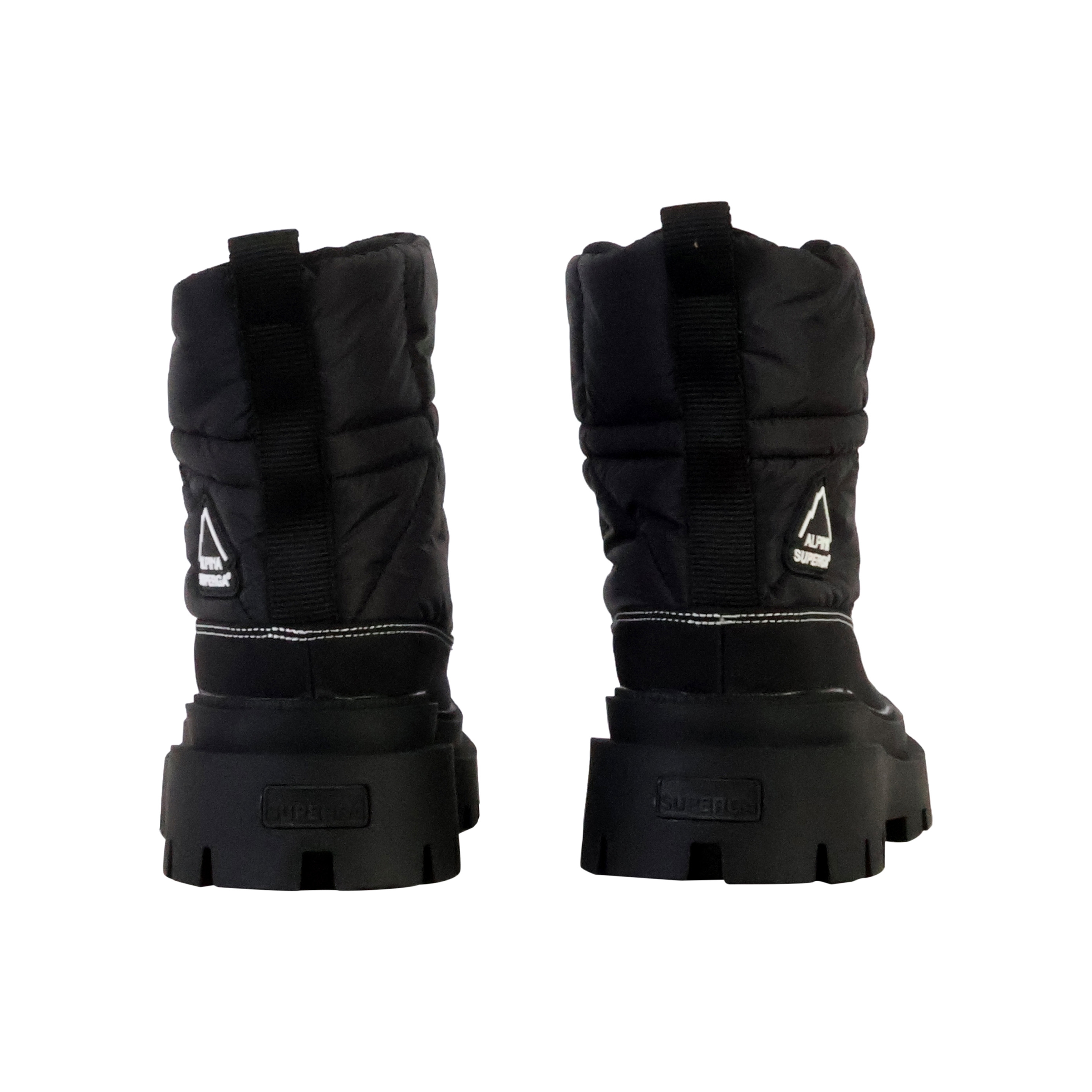 Superga Alpina Apex Padded Lace-Up Bootie SUPERGA Black
