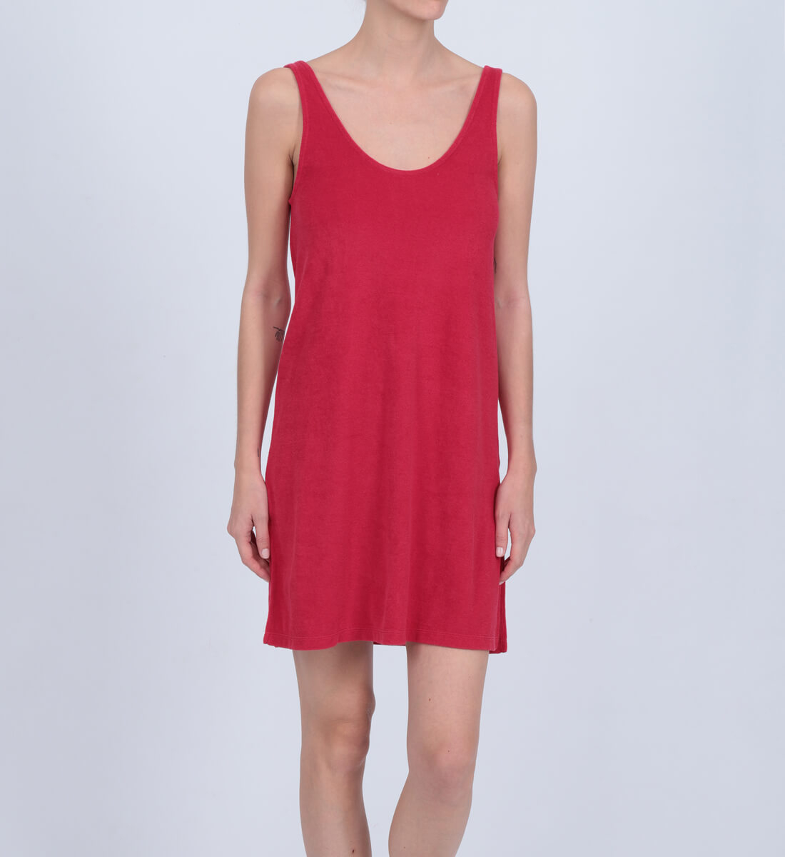 Terry cloth dress GILI'S Red
