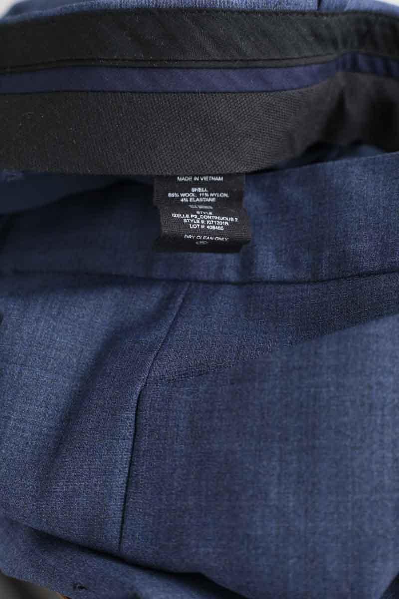 Alpha slim wool trousers THEORY - Seconde Main Blue