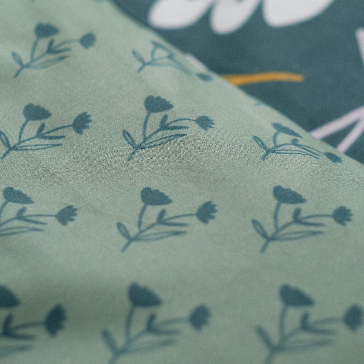 Printed cotton bedding set TODAY LINGE DE MAISON Blue