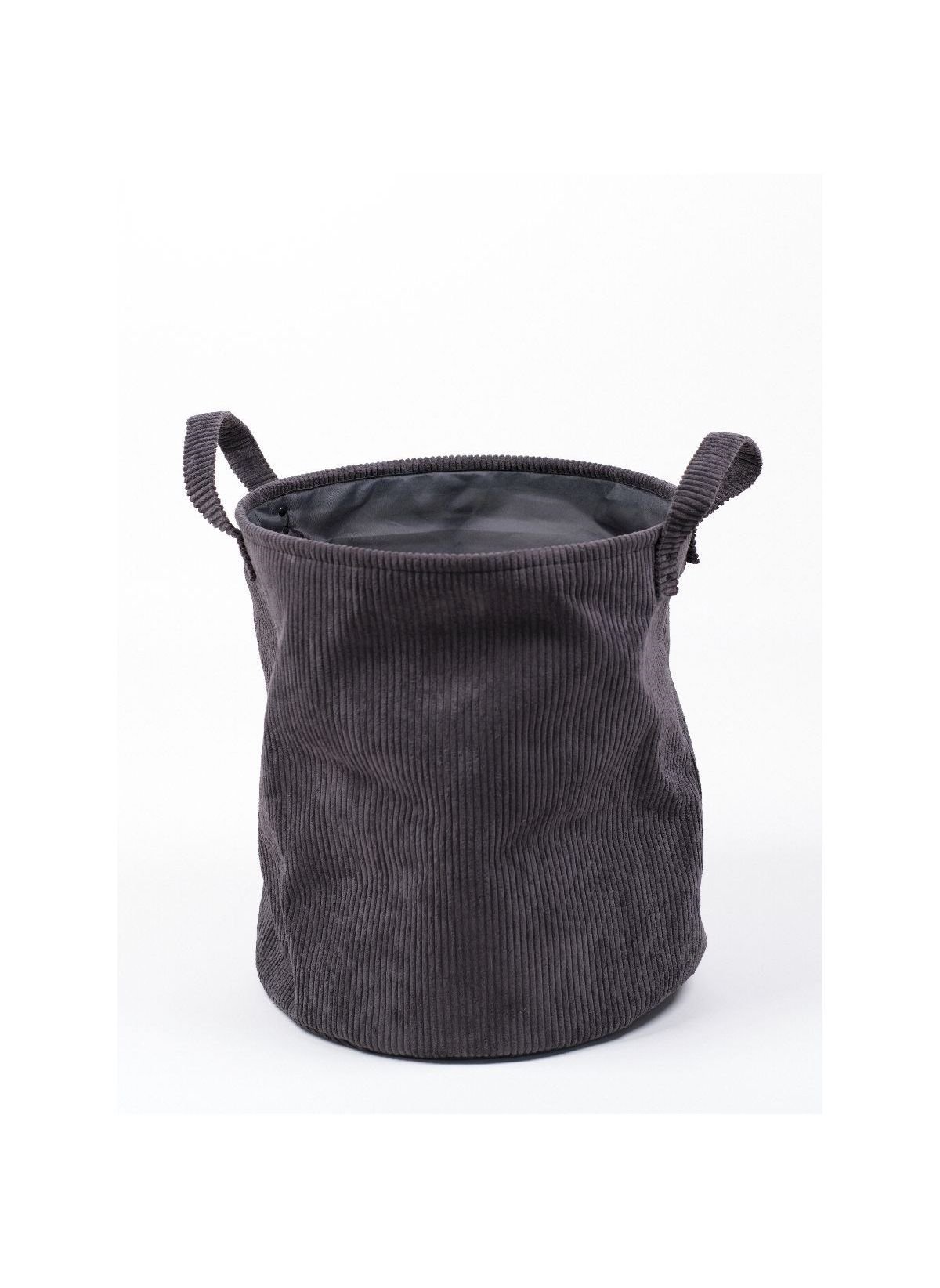 Panier de rangement avec anse en velours FACTORY Beige