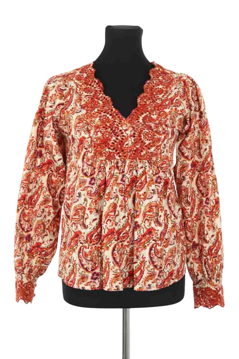 Cotton blouse SEZANE - Seconde main Multicolored